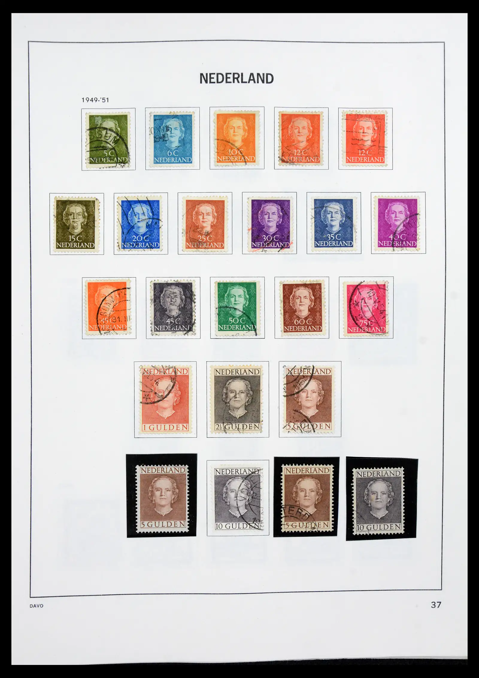 41189 0036 - Postzegelverzameling 41189 Nederland 1852-2000.