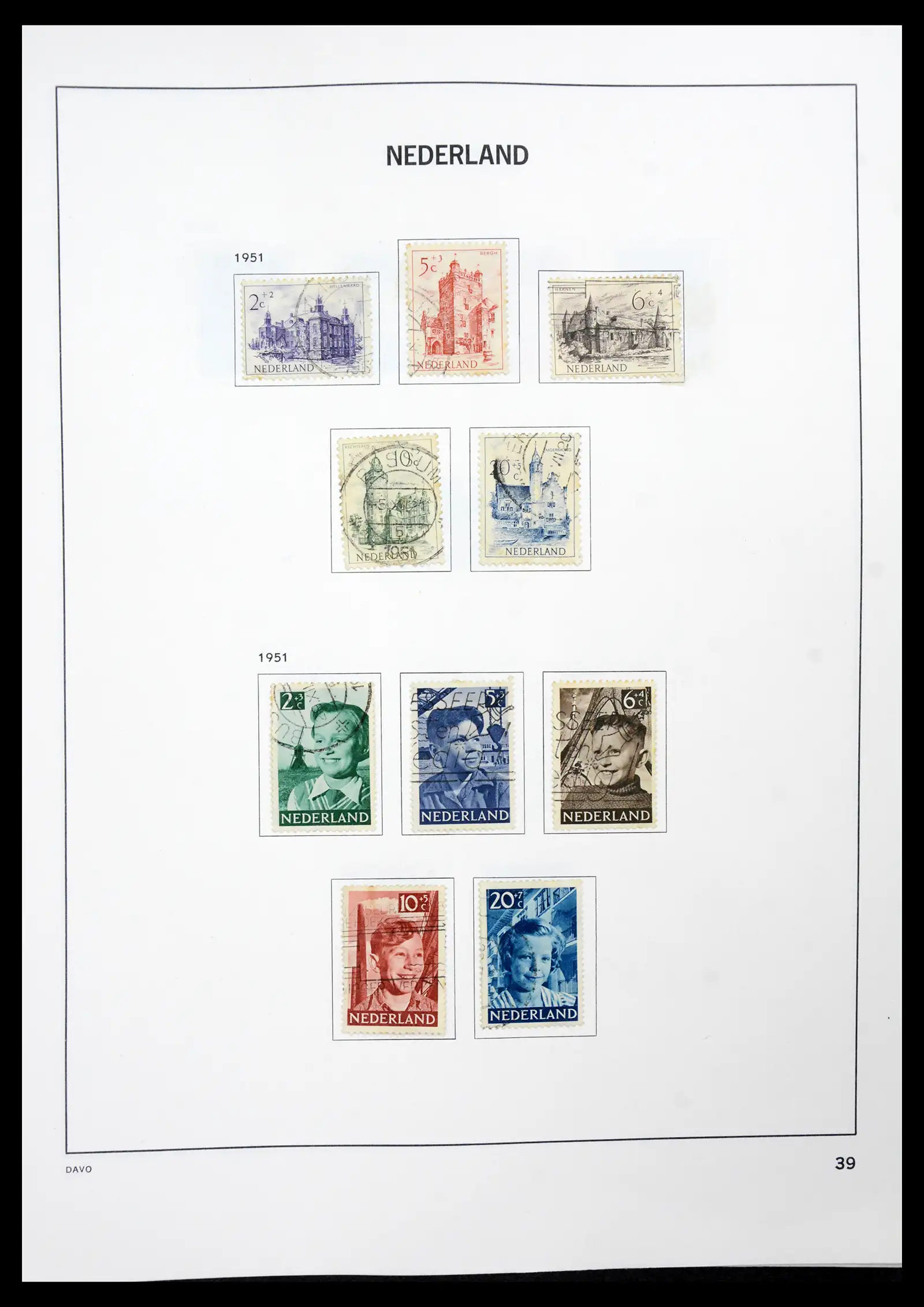 41189 0038 - Postzegelverzameling 41189 Nederland 1852-2000.