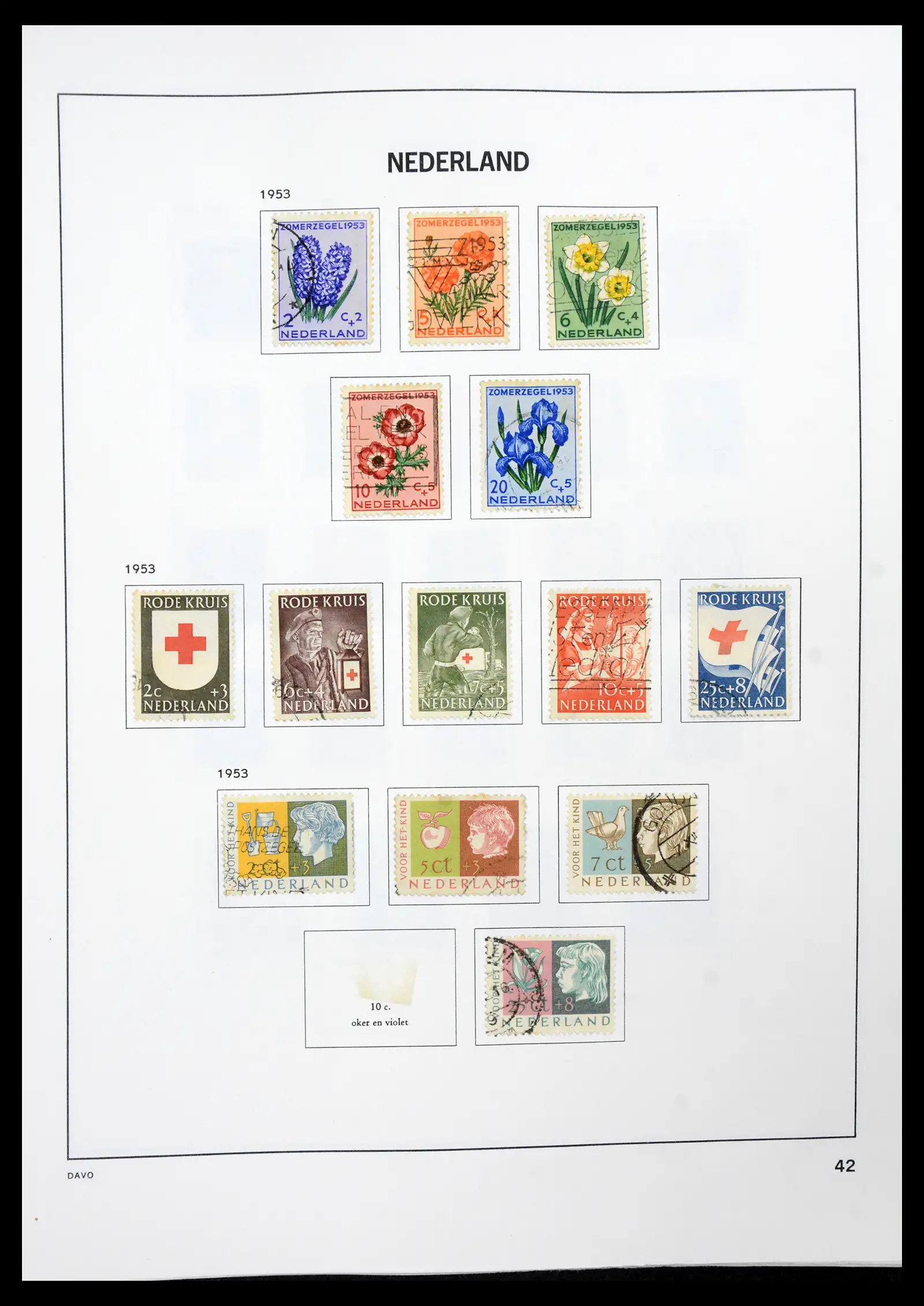 41189 0041 - Postzegelverzameling 41189 Nederland 1852-2000.