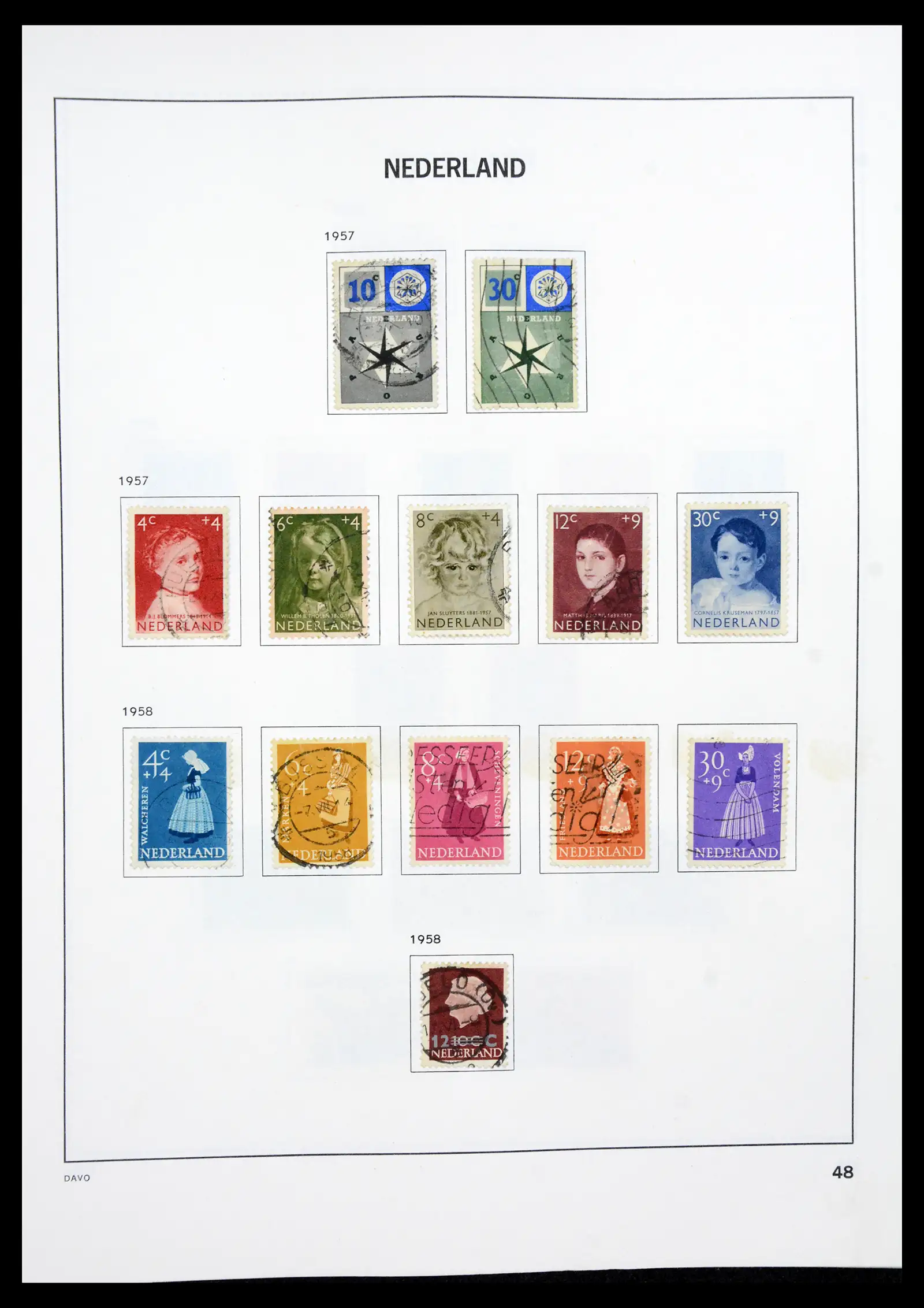 41189 0047 - Postzegelverzameling 41189 Nederland 1852-2000.