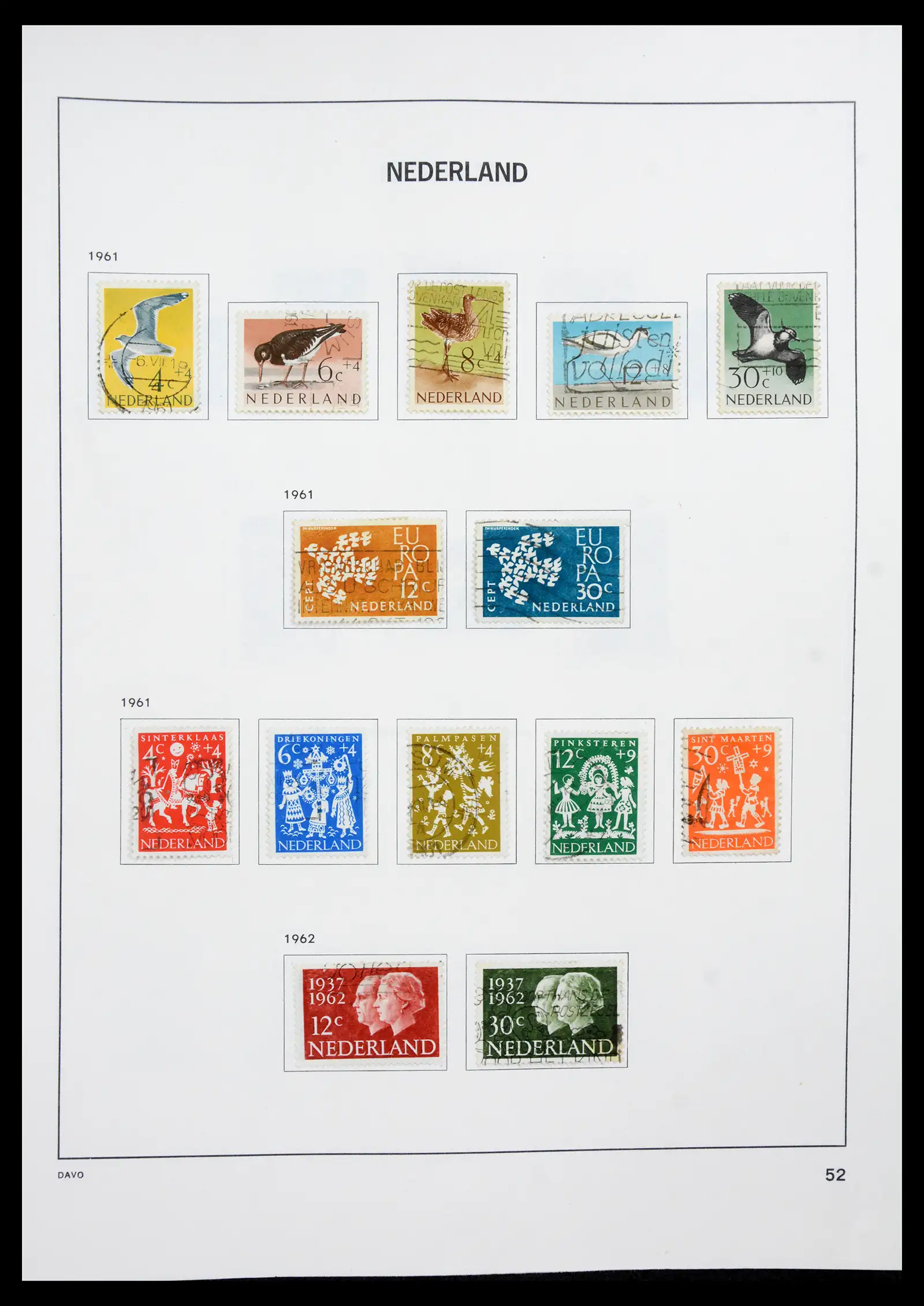 41189 0051 - Postzegelverzameling 41189 Nederland 1852-2000.