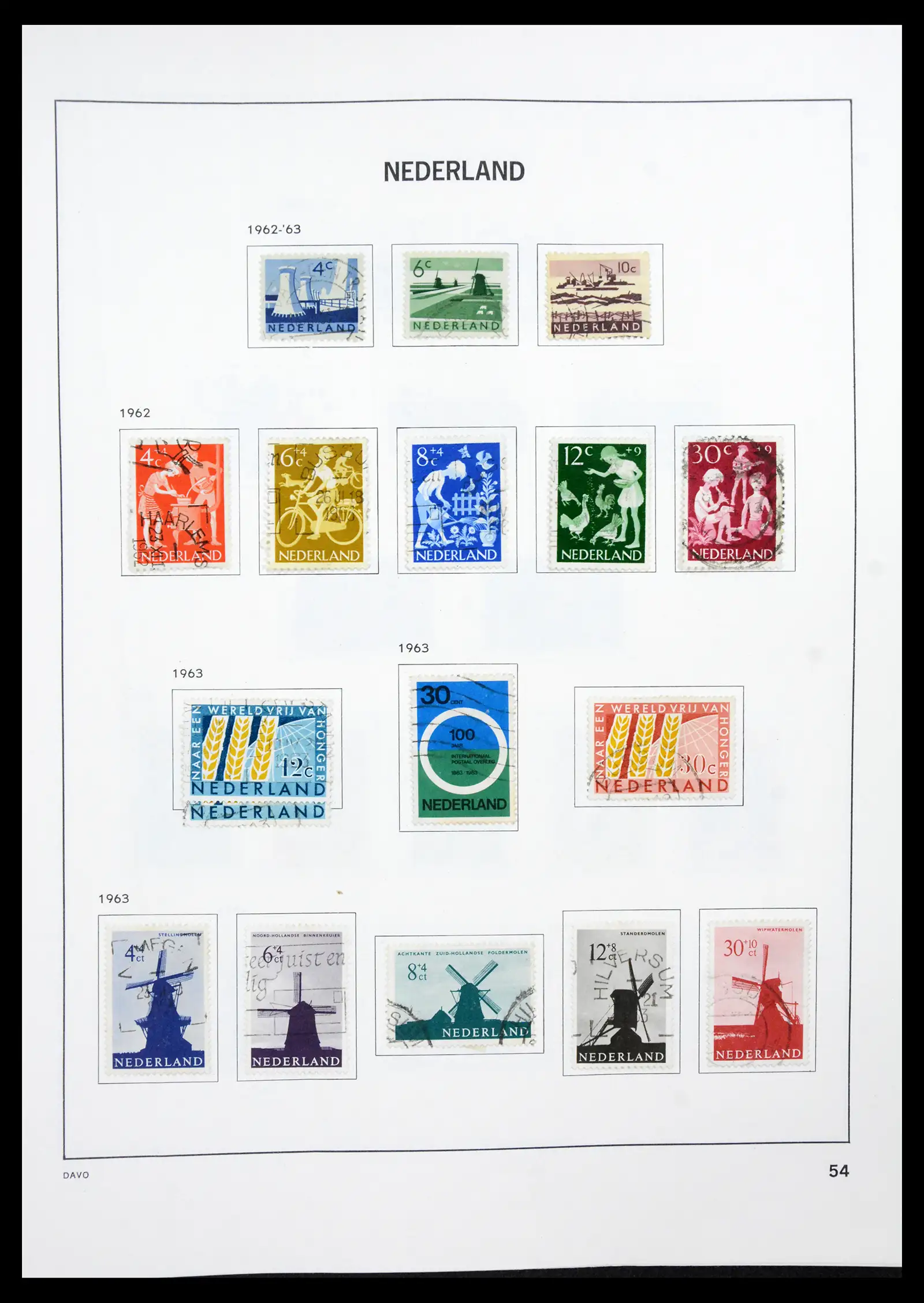 41189 0053 - Postzegelverzameling 41189 Nederland 1852-2000.