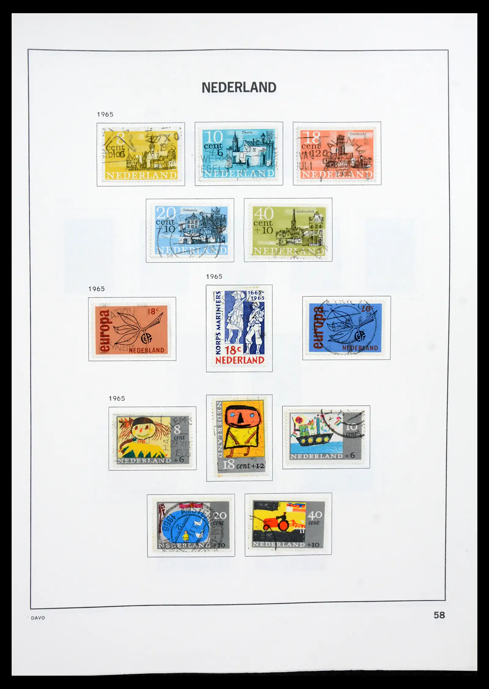 41189 0057 - Postzegelverzameling 41189 Nederland 1852-2000.