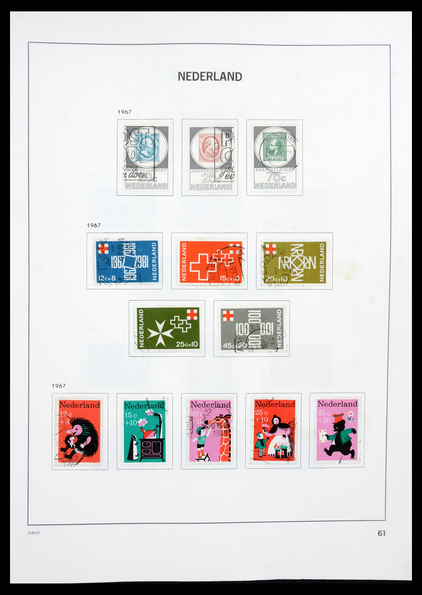 41189 0060 - Postzegelverzameling 41189 Nederland 1852-2000.