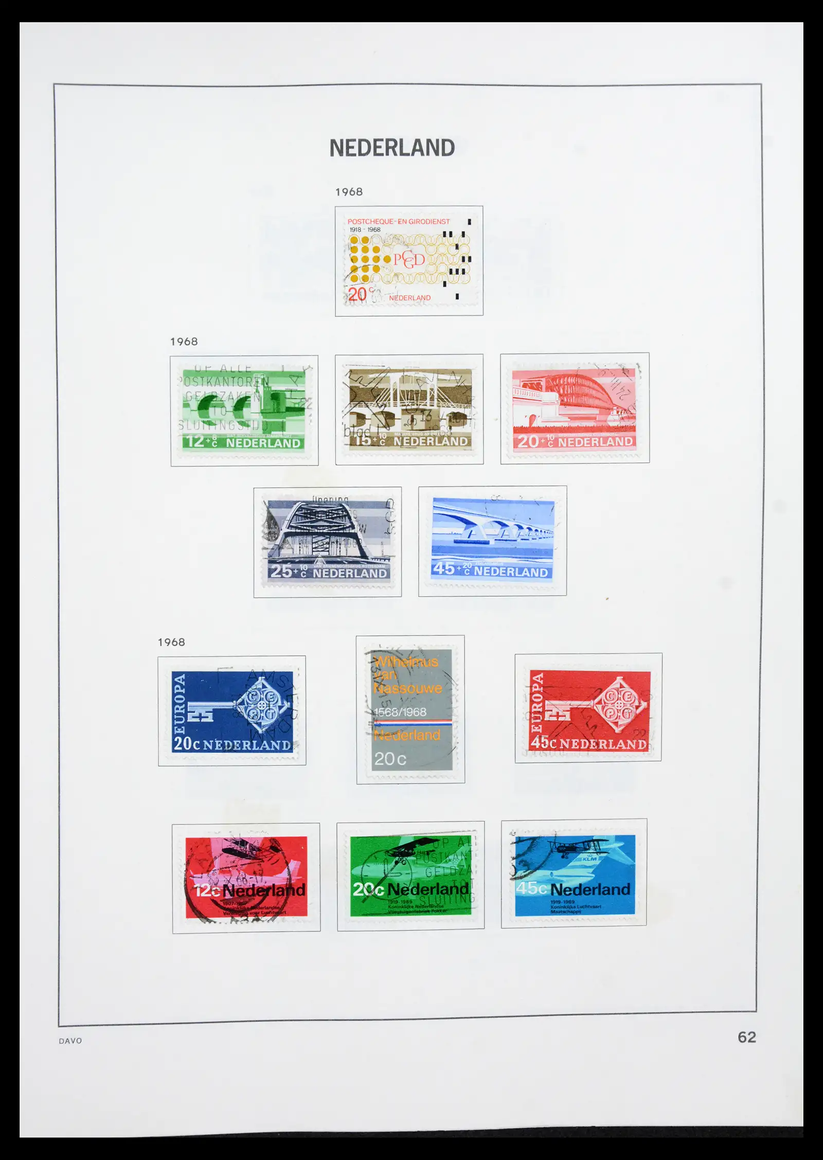 41189 0061 - Postzegelverzameling 41189 Nederland 1852-2000.