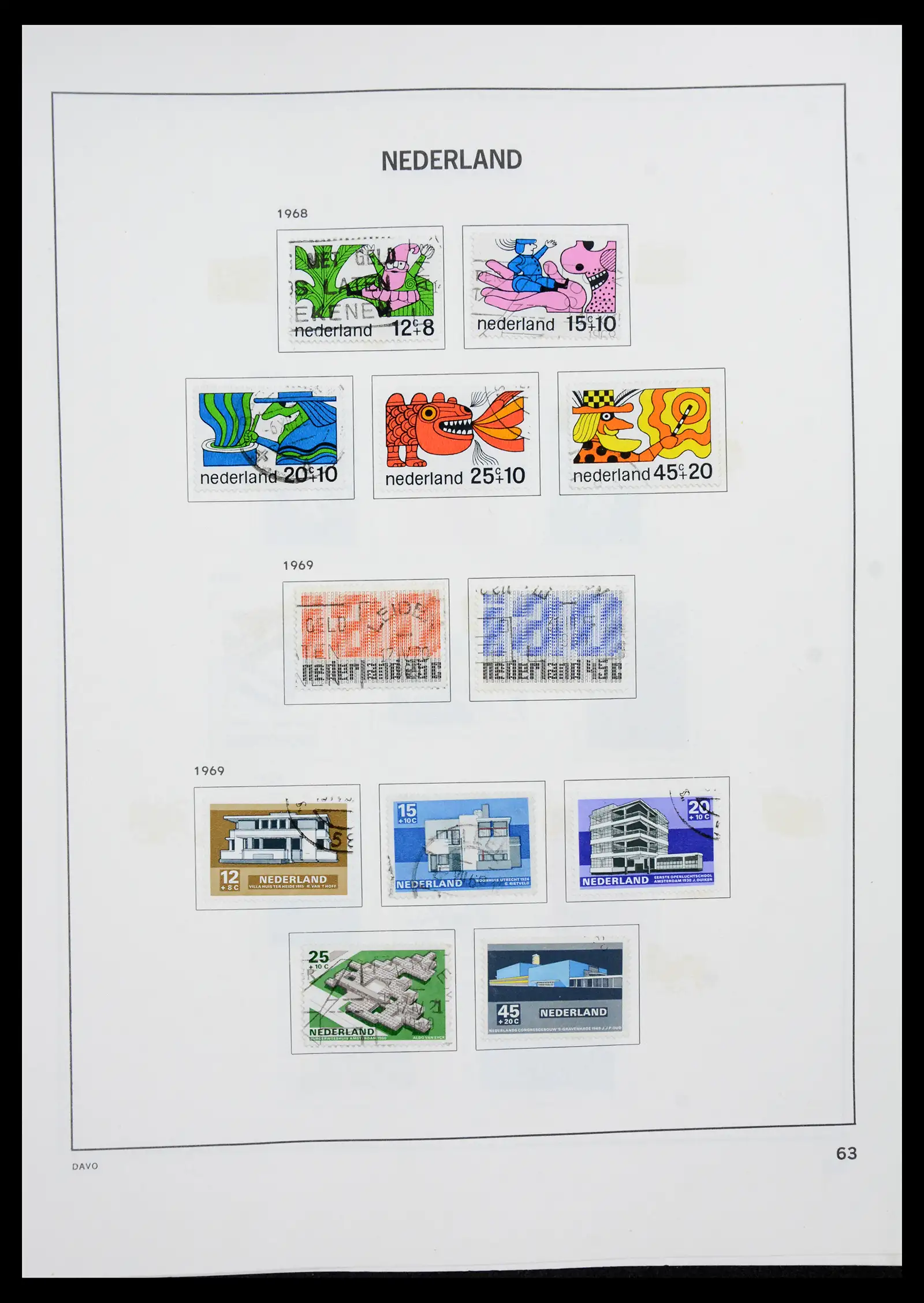 41189 0062 - Postzegelverzameling 41189 Nederland 1852-2000.