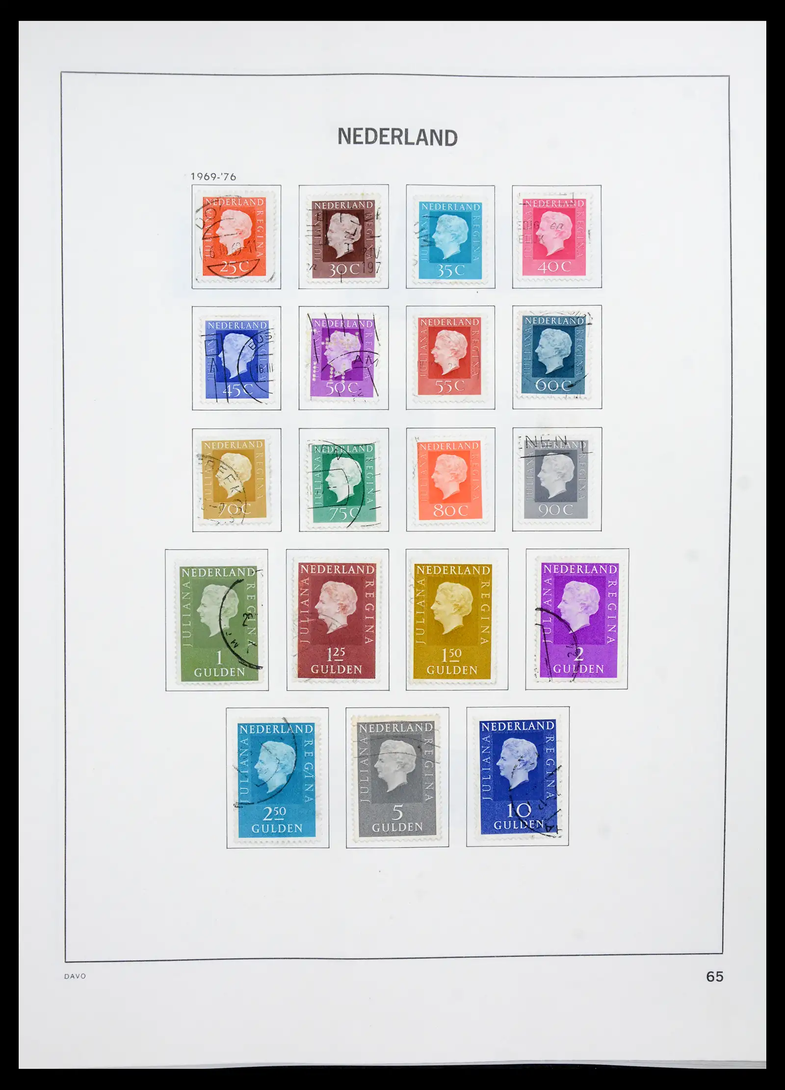 41189 0064 - Postzegelverzameling 41189 Nederland 1852-2000.