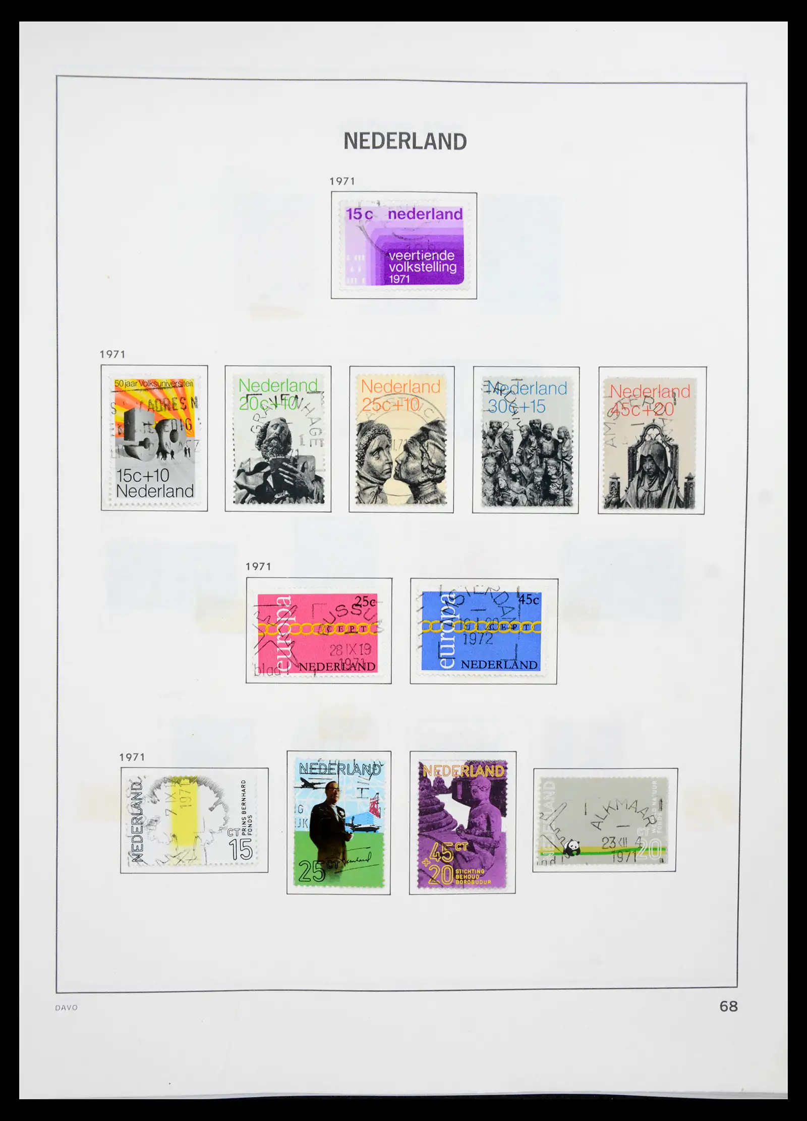 41189 0067 - Postzegelverzameling 41189 Nederland 1852-2000.