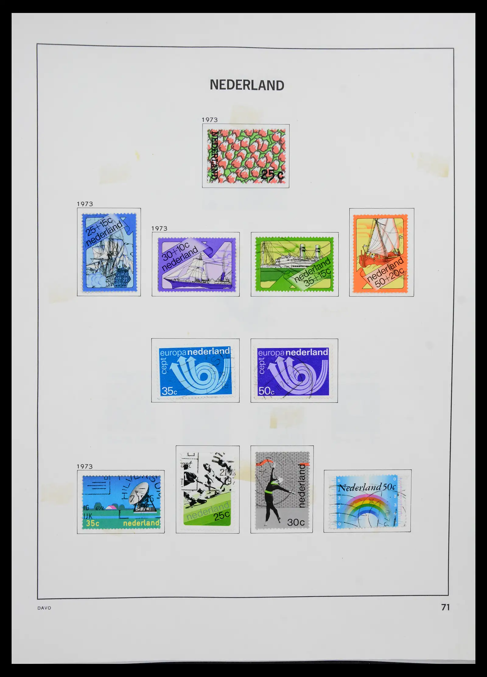 41189 0070 - Postzegelverzameling 41189 Nederland 1852-2000.