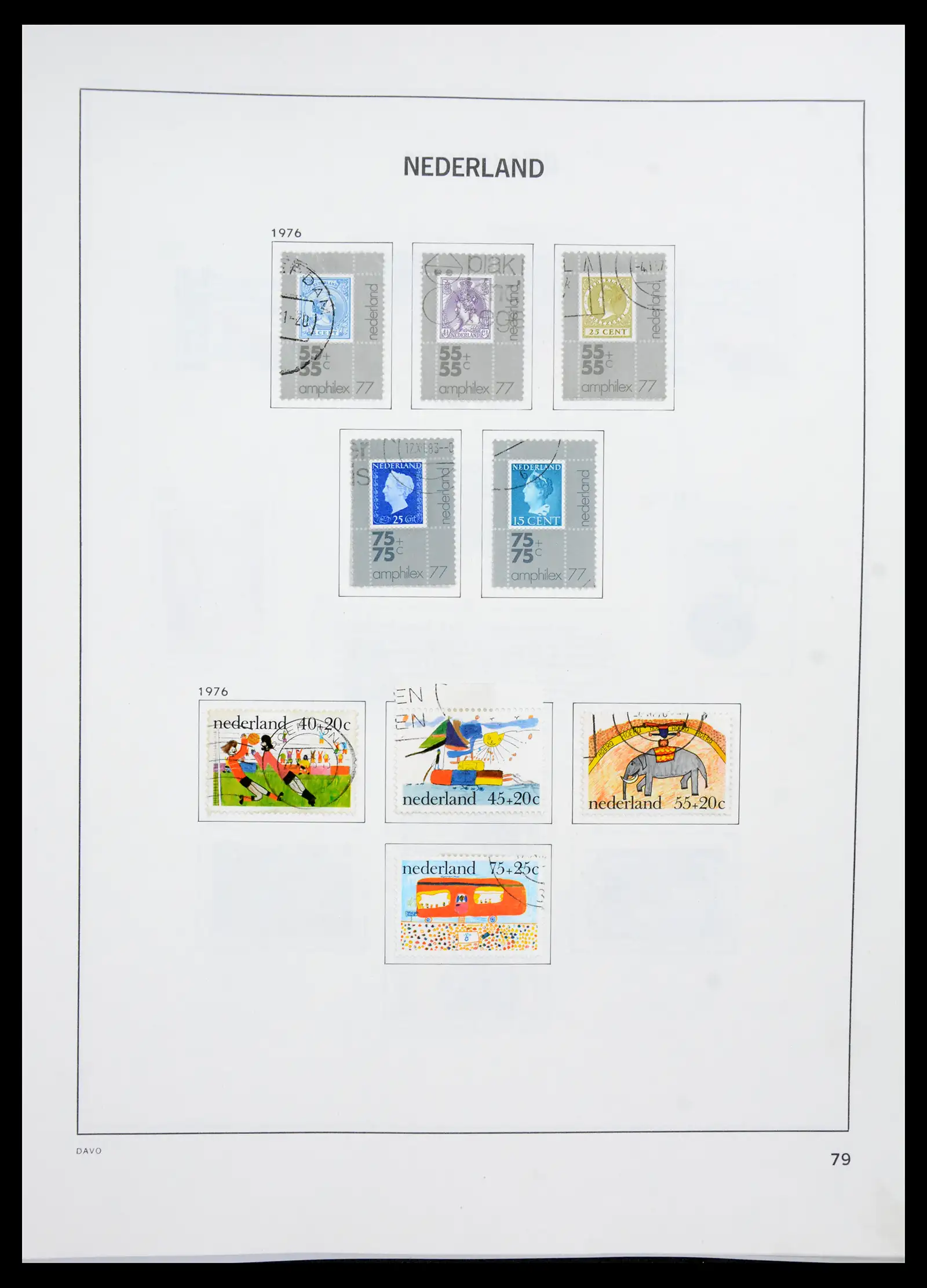 41189 0078 - Postzegelverzameling 41189 Nederland 1852-2000.