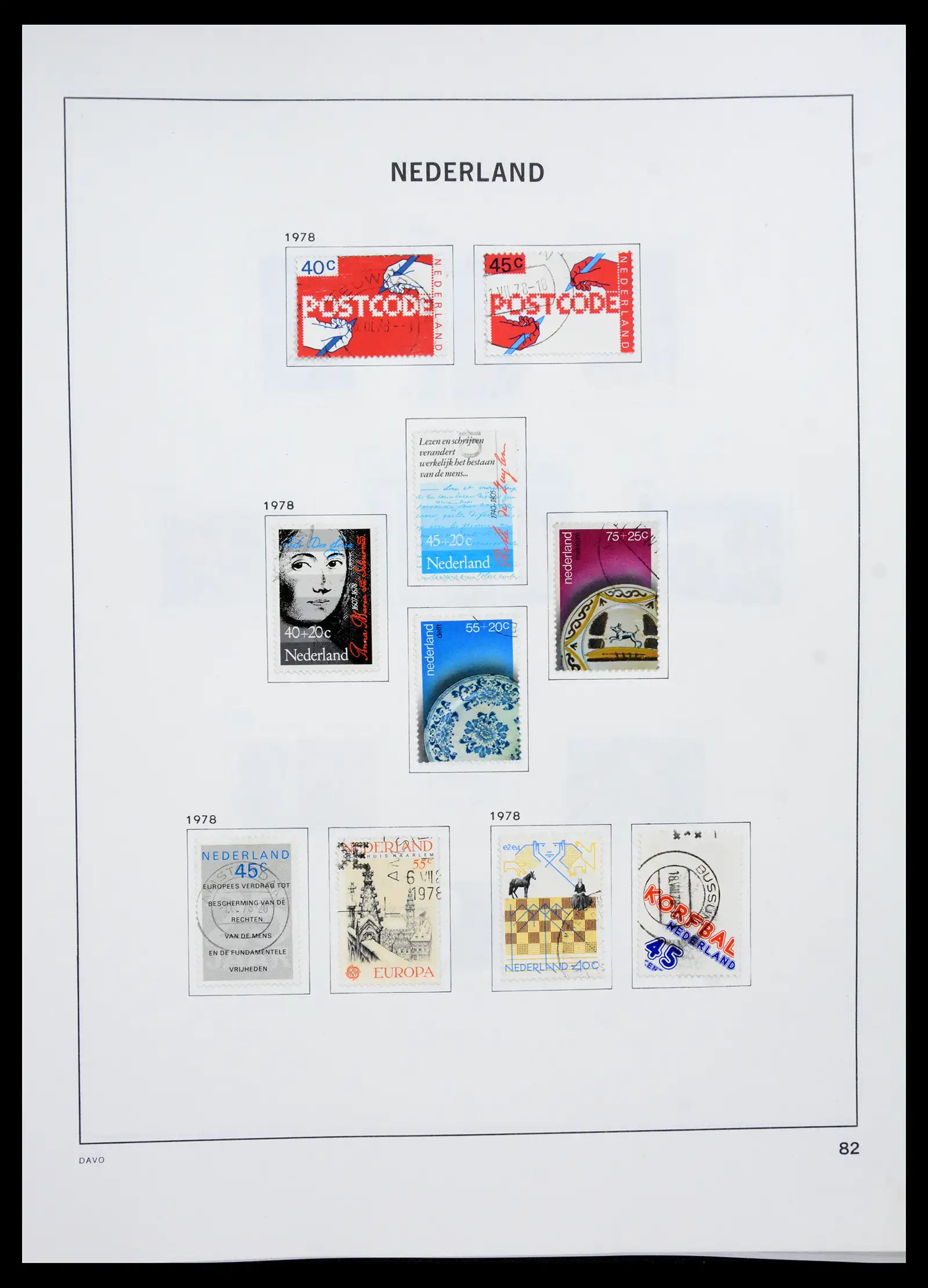41189 0081 - Postzegelverzameling 41189 Nederland 1852-2000.