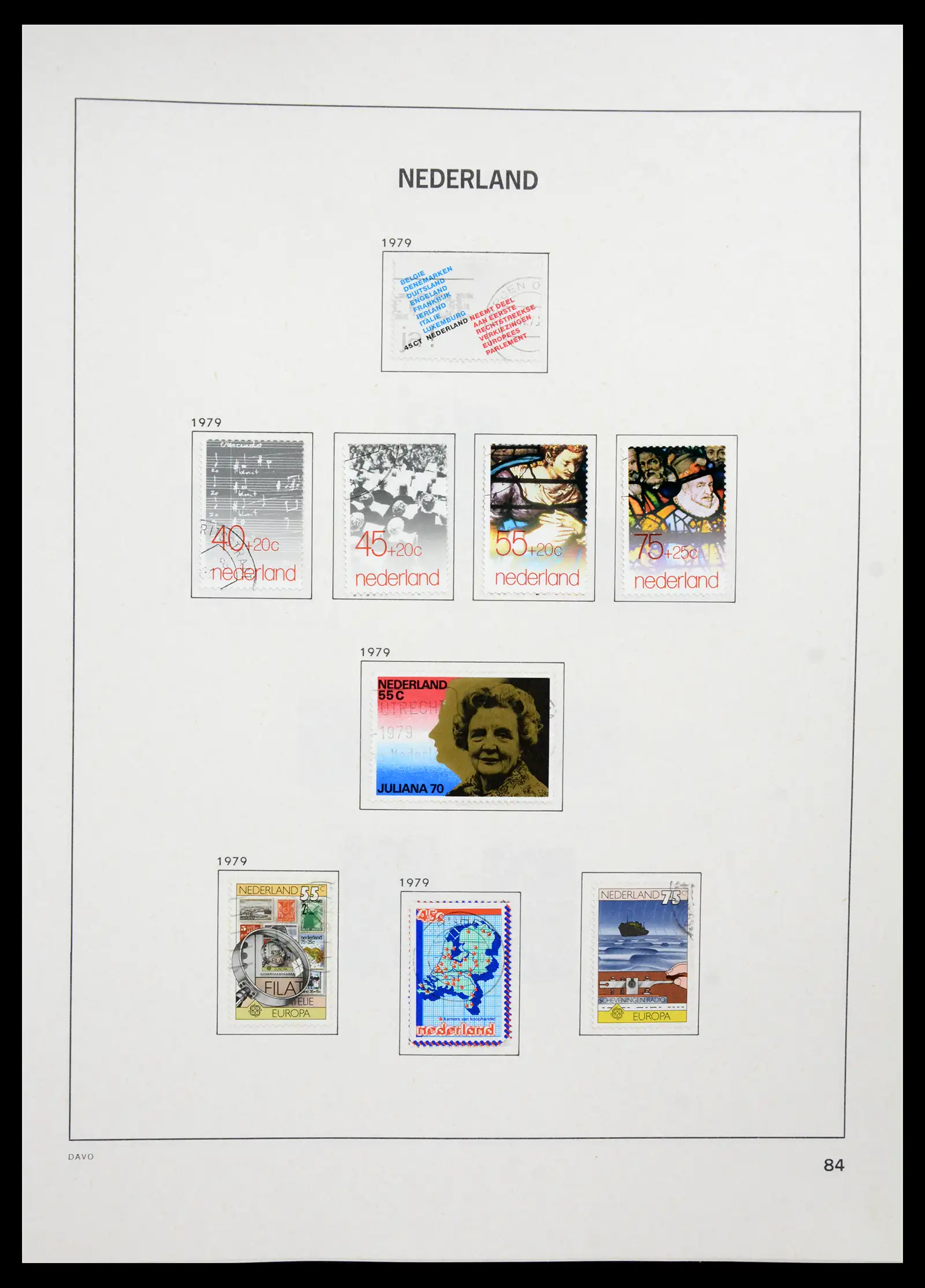 41189 0083 - Postzegelverzameling 41189 Nederland 1852-2000.