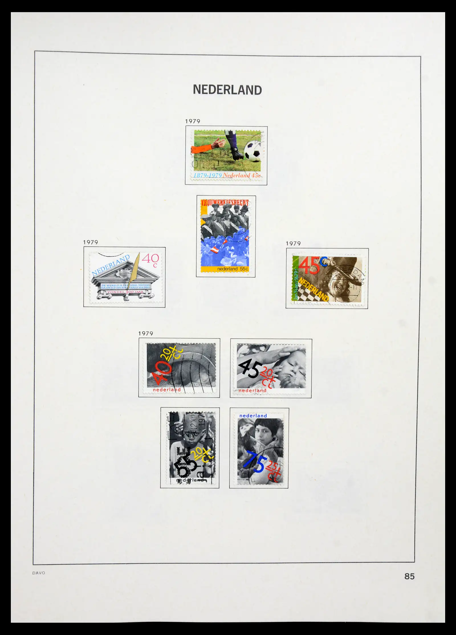 41189 0084 - Postzegelverzameling 41189 Nederland 1852-2000.