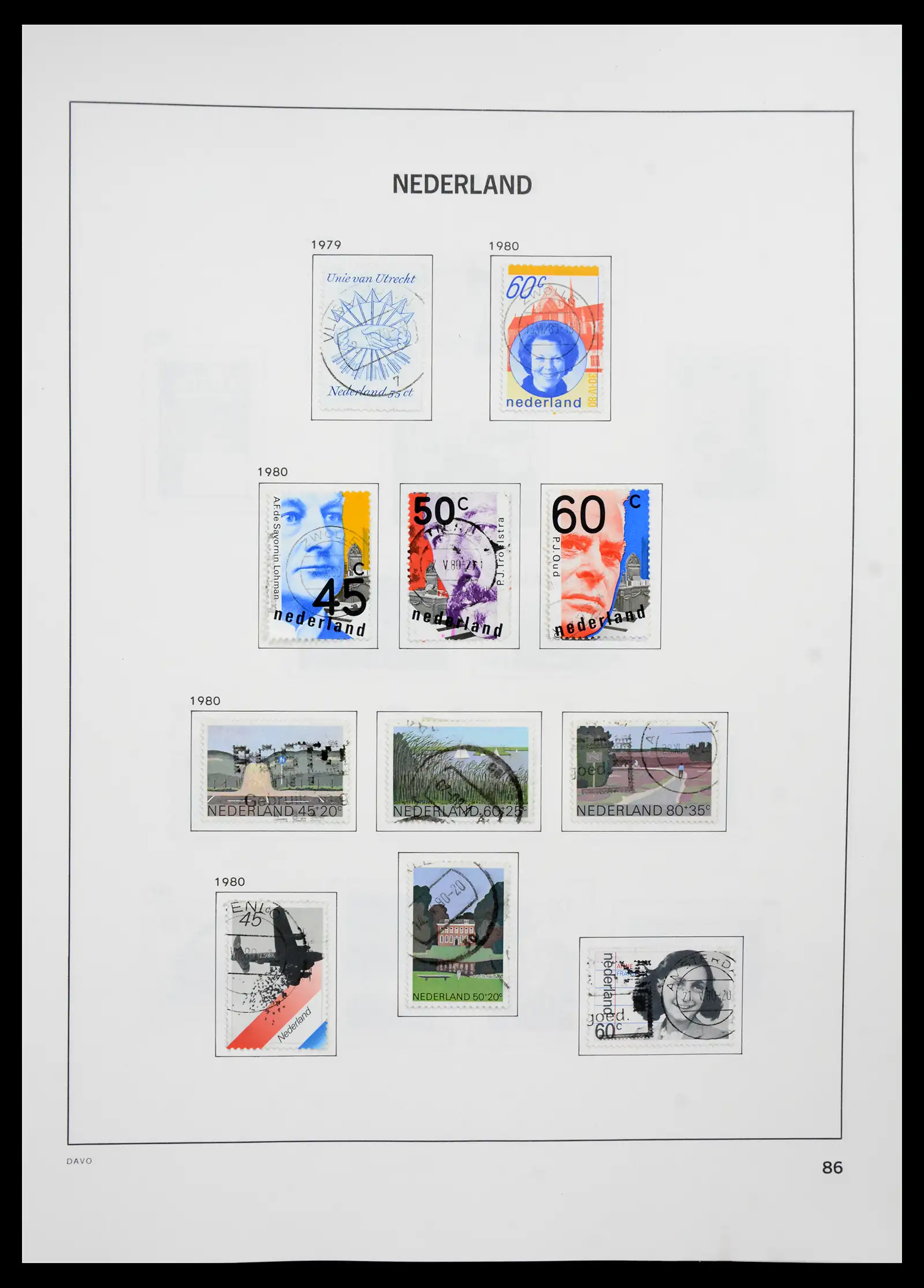 41189 0085 - Postzegelverzameling 41189 Nederland 1852-2000.