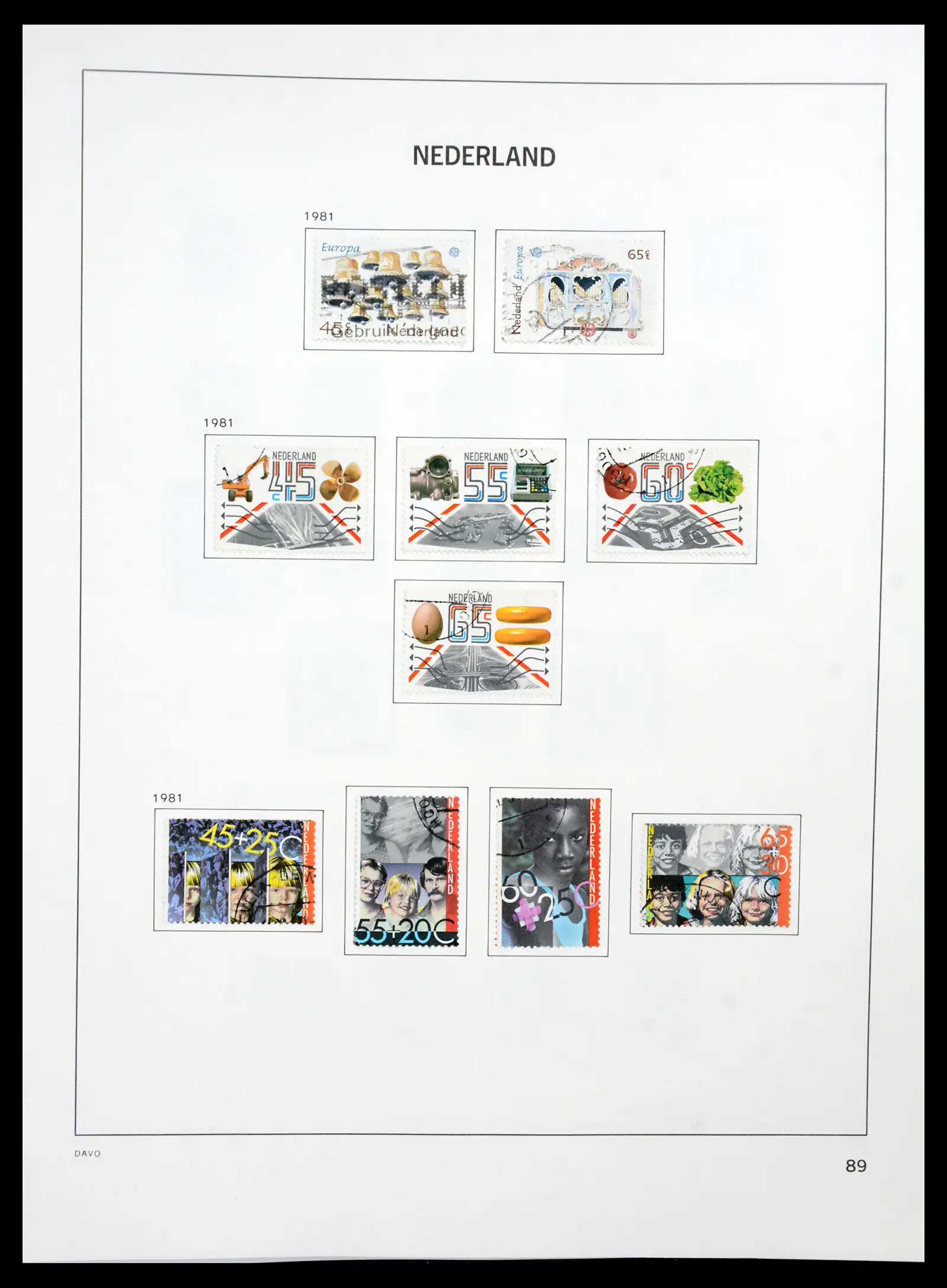 41189 0088 - Postzegelverzameling 41189 Nederland 1852-2000.