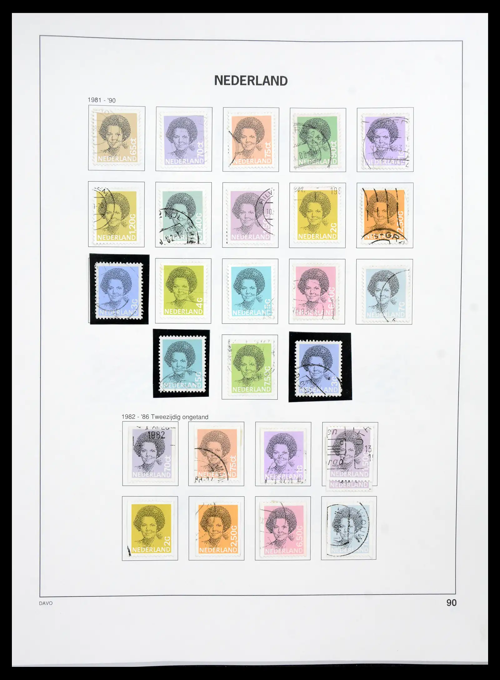 41189 0089 - Postzegelverzameling 41189 Nederland 1852-2000.