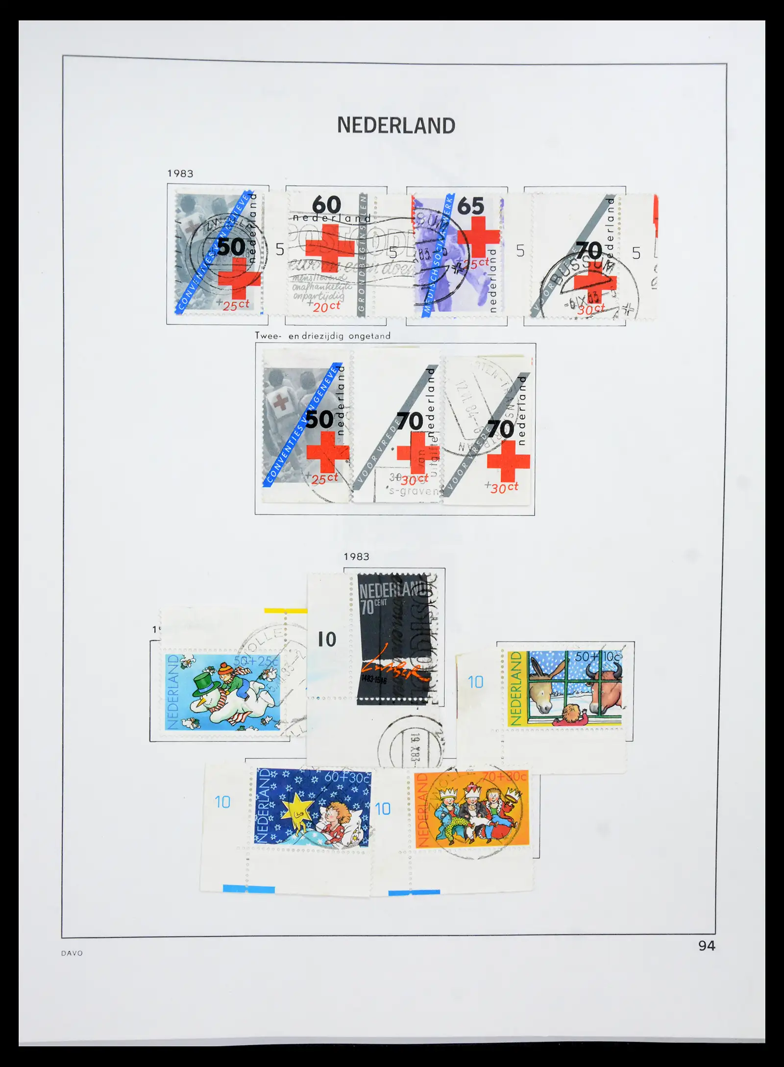 41189 0093 - Postzegelverzameling 41189 Nederland 1852-2000.