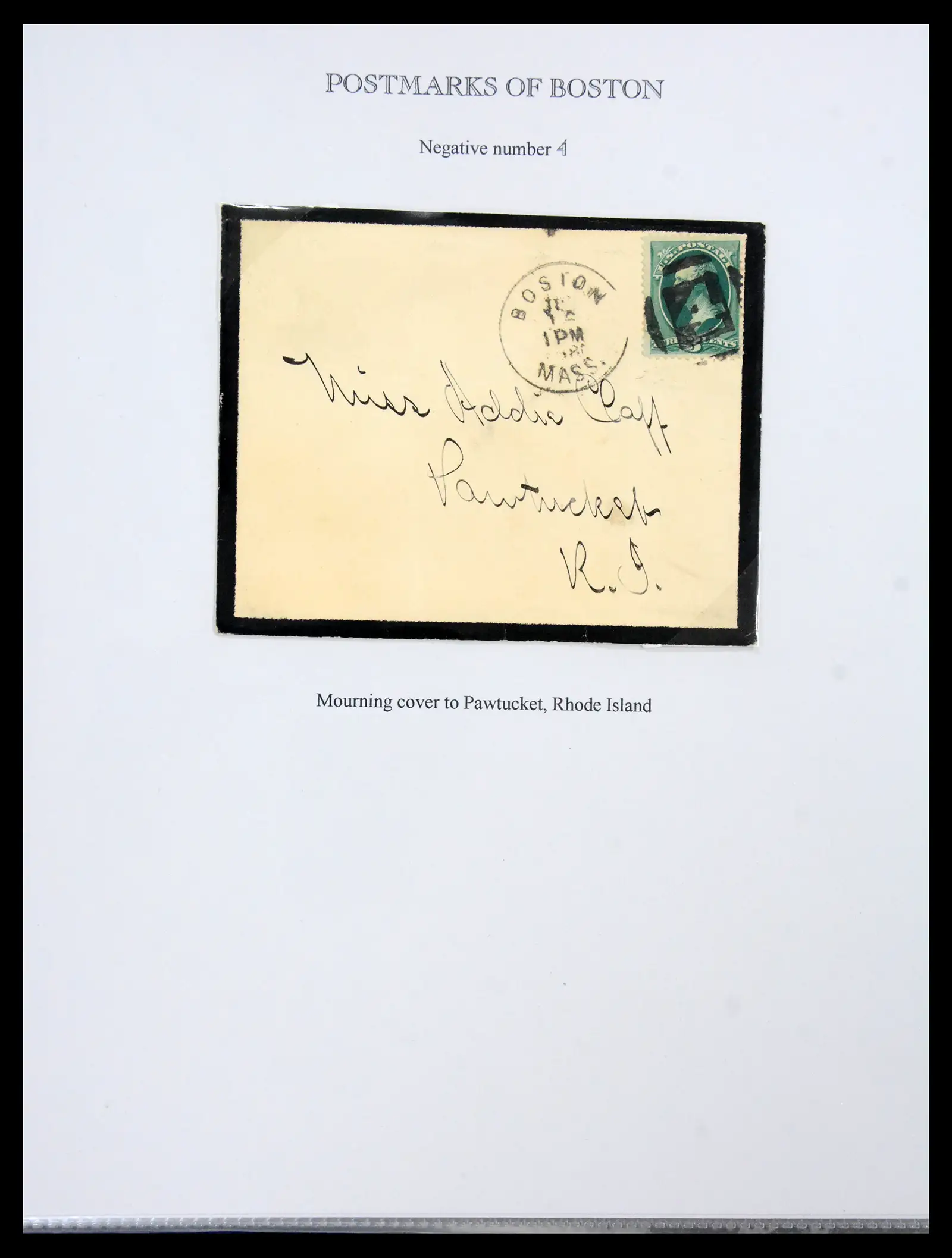 41190 0020 - Stamp collection 41190 USA cancellations 1875-1883.