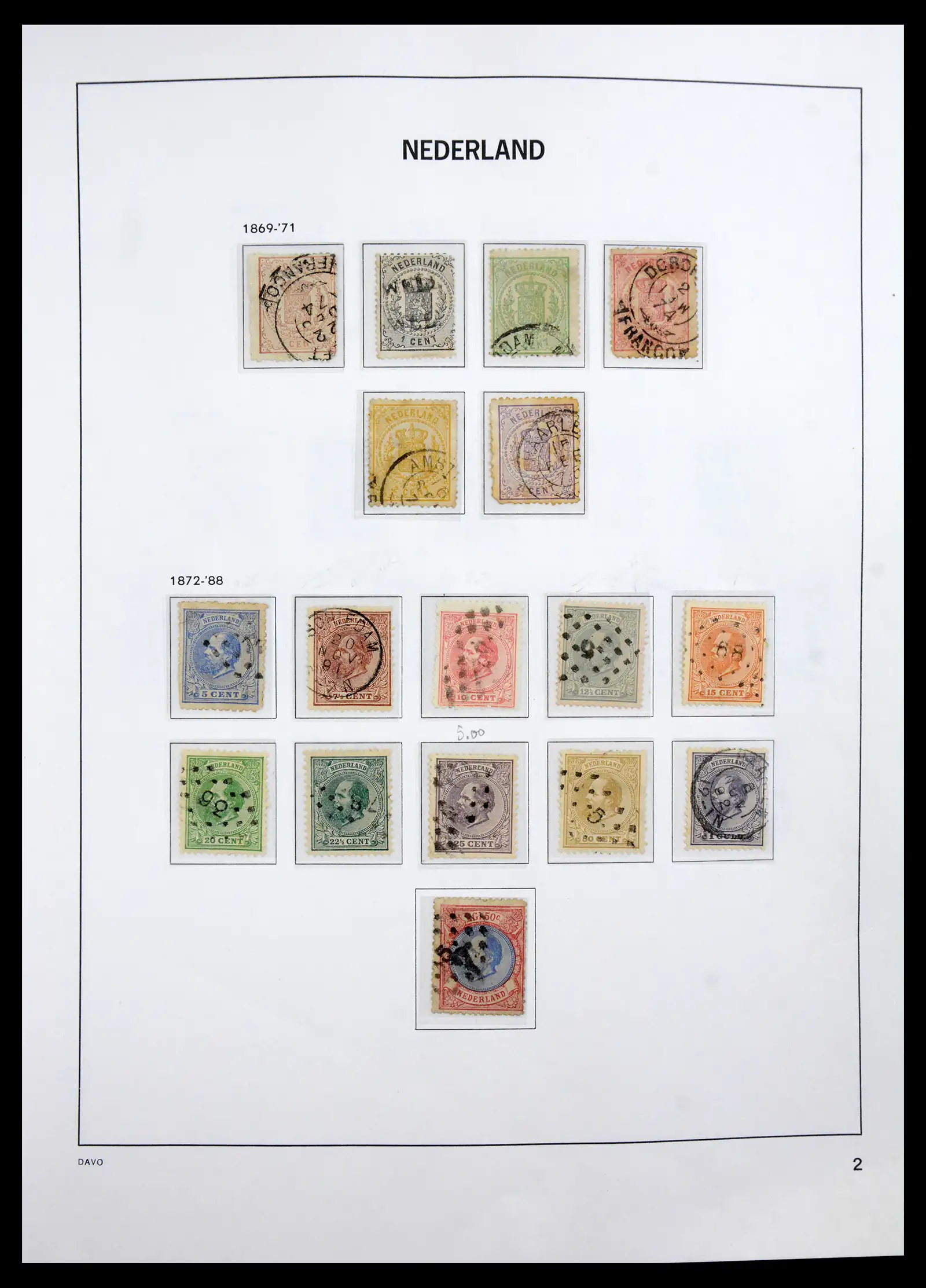 41191 0002 - Stamp collection 41191 Netherlands 1852-1984.