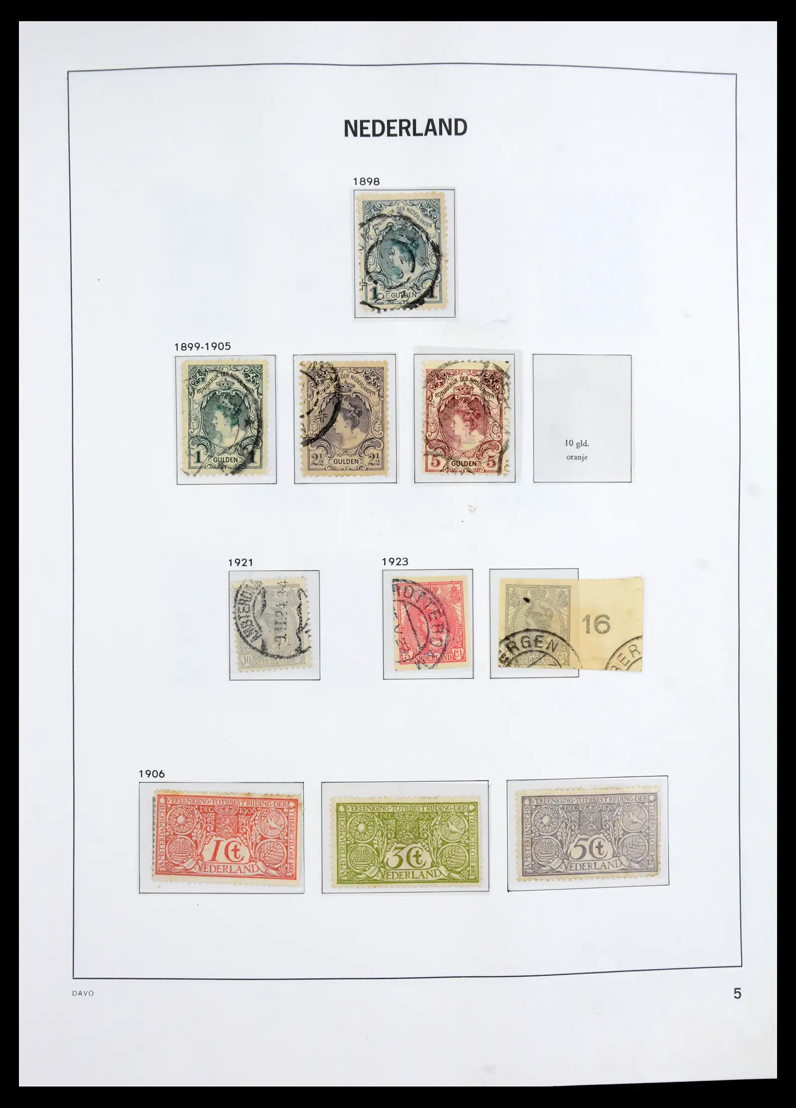 41191 0005 - Stamp collection 41191 Netherlands 1852-1984.