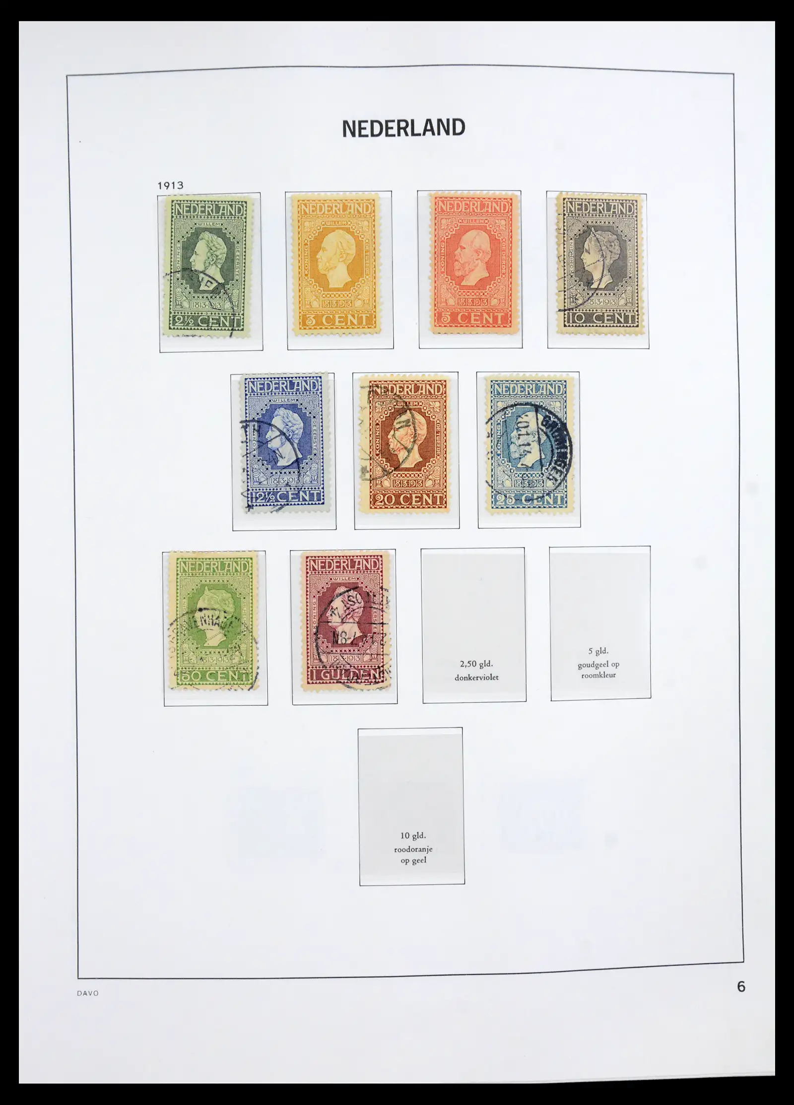 41191 0006 - Stamp collection 41191 Netherlands 1852-1984.