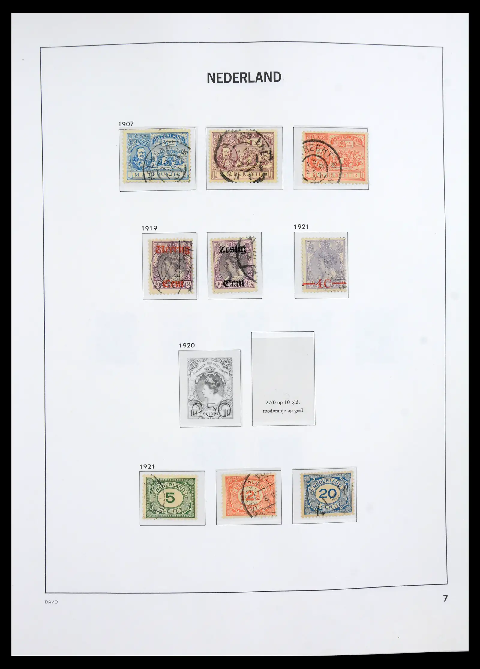 41191 0007 - Stamp collection 41191 Netherlands 1852-1984.