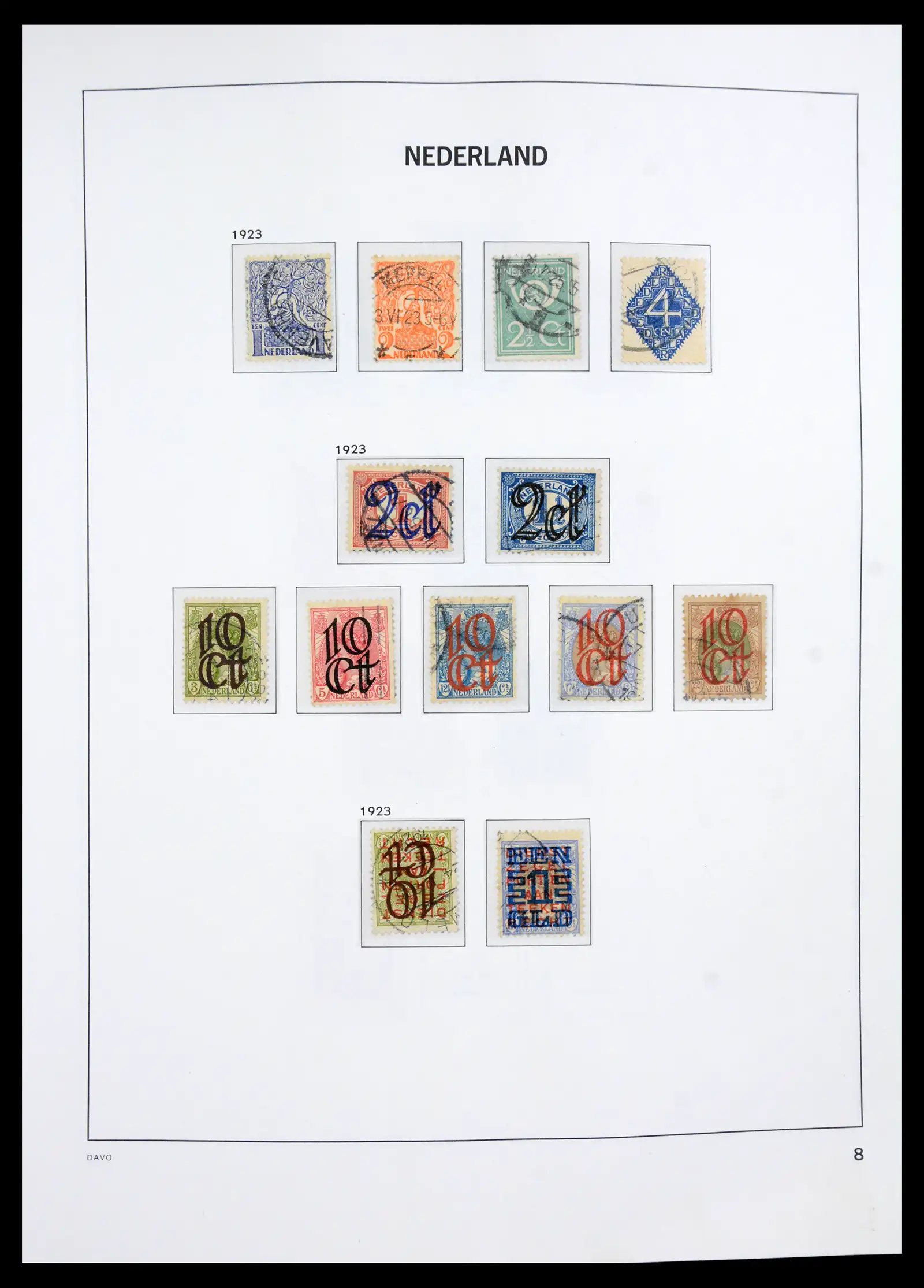 41191 0008 - Stamp collection 41191 Netherlands 1852-1984.