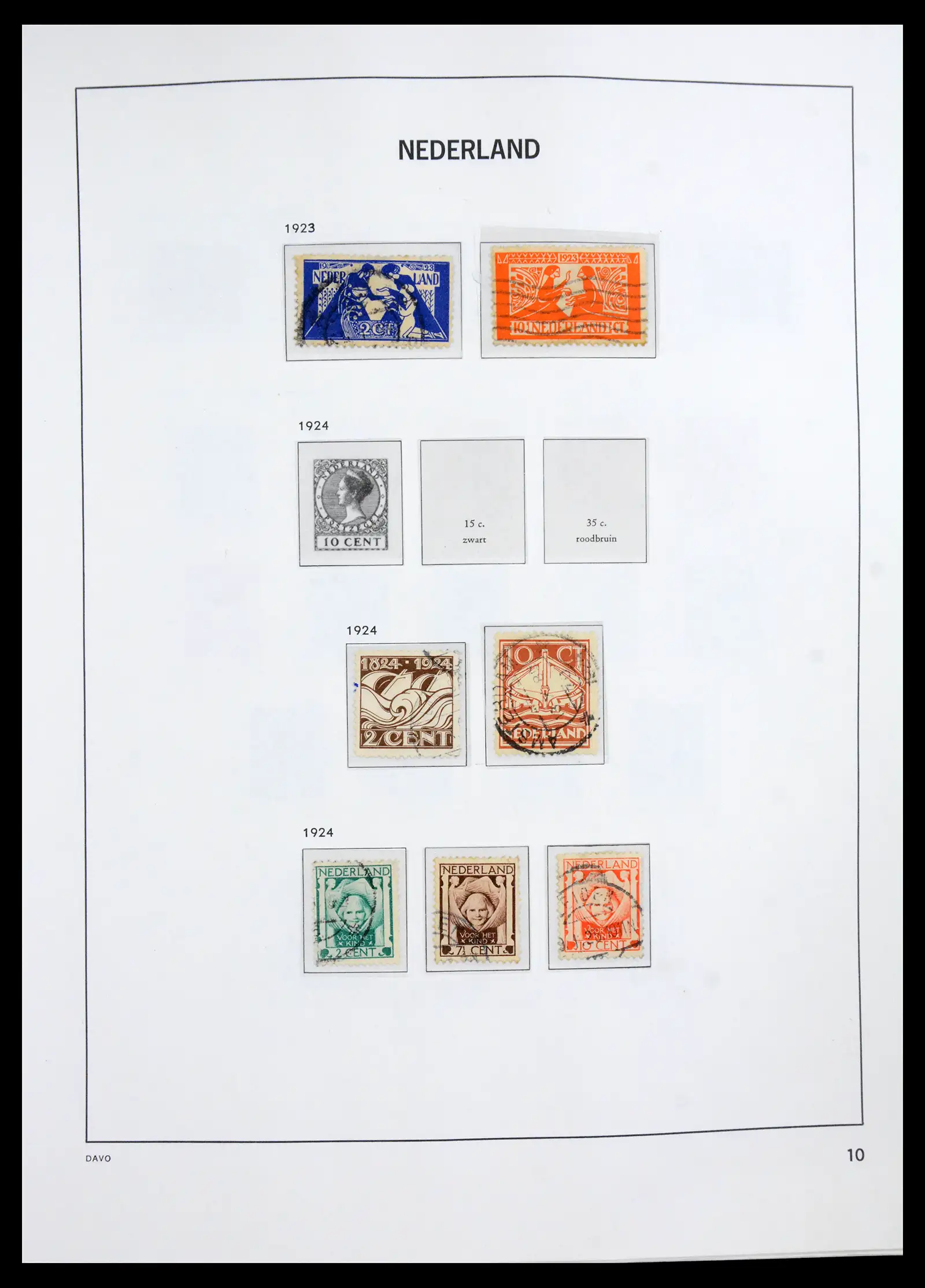 41191 0010 - Stamp collection 41191 Netherlands 1852-1984.