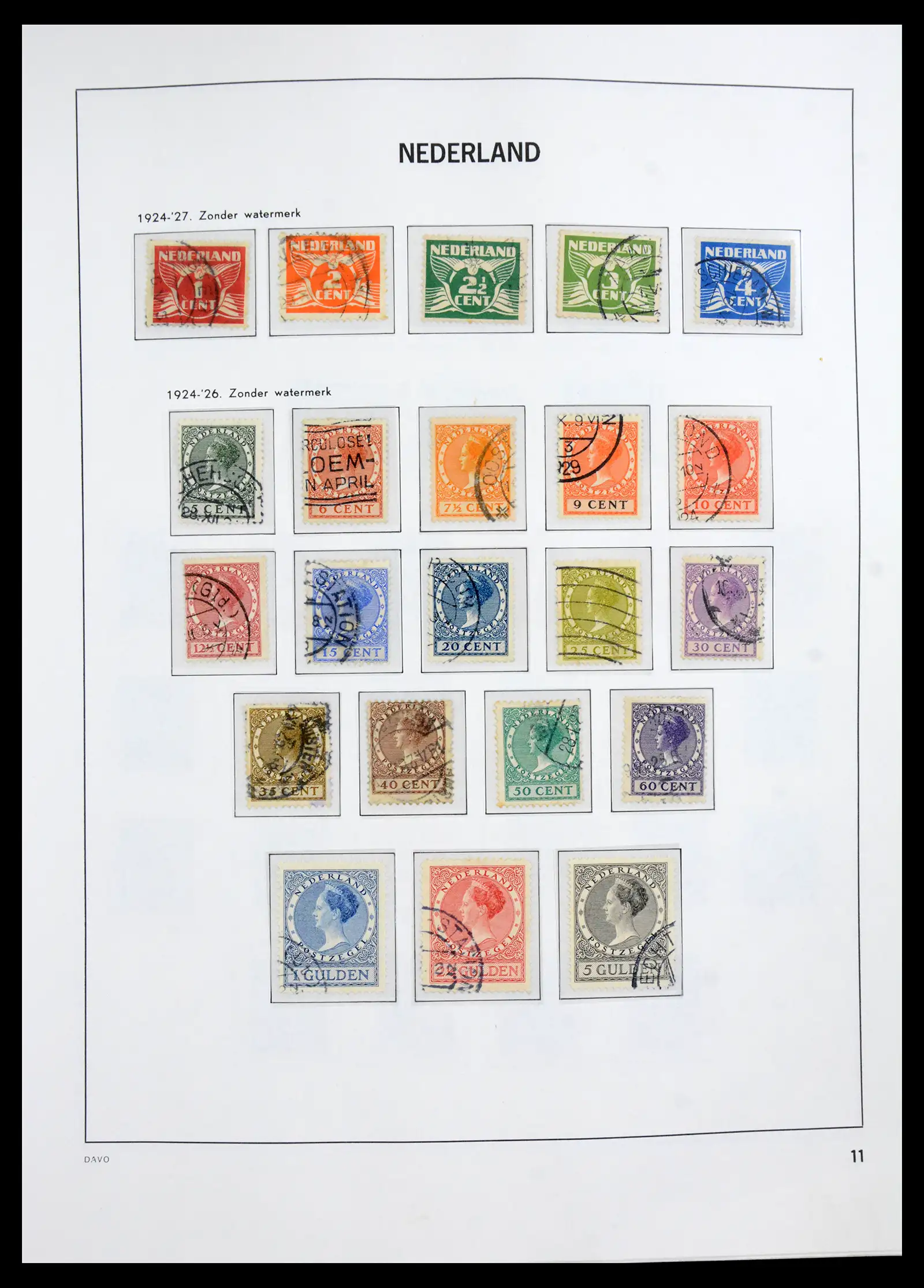 41191 0011 - Stamp collection 41191 Netherlands 1852-1984.