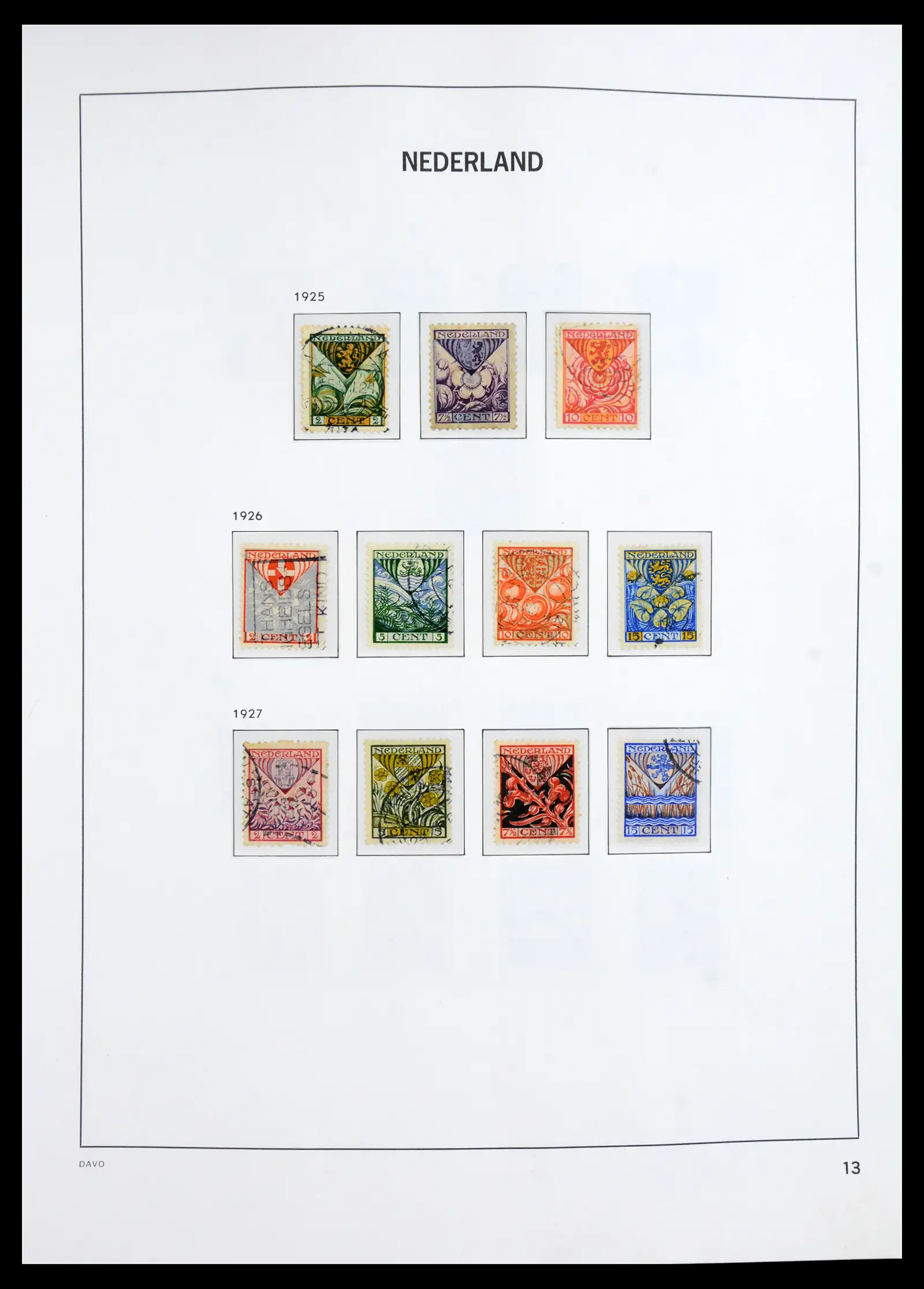 41191 0013 - Stamp collection 41191 Netherlands 1852-1984.