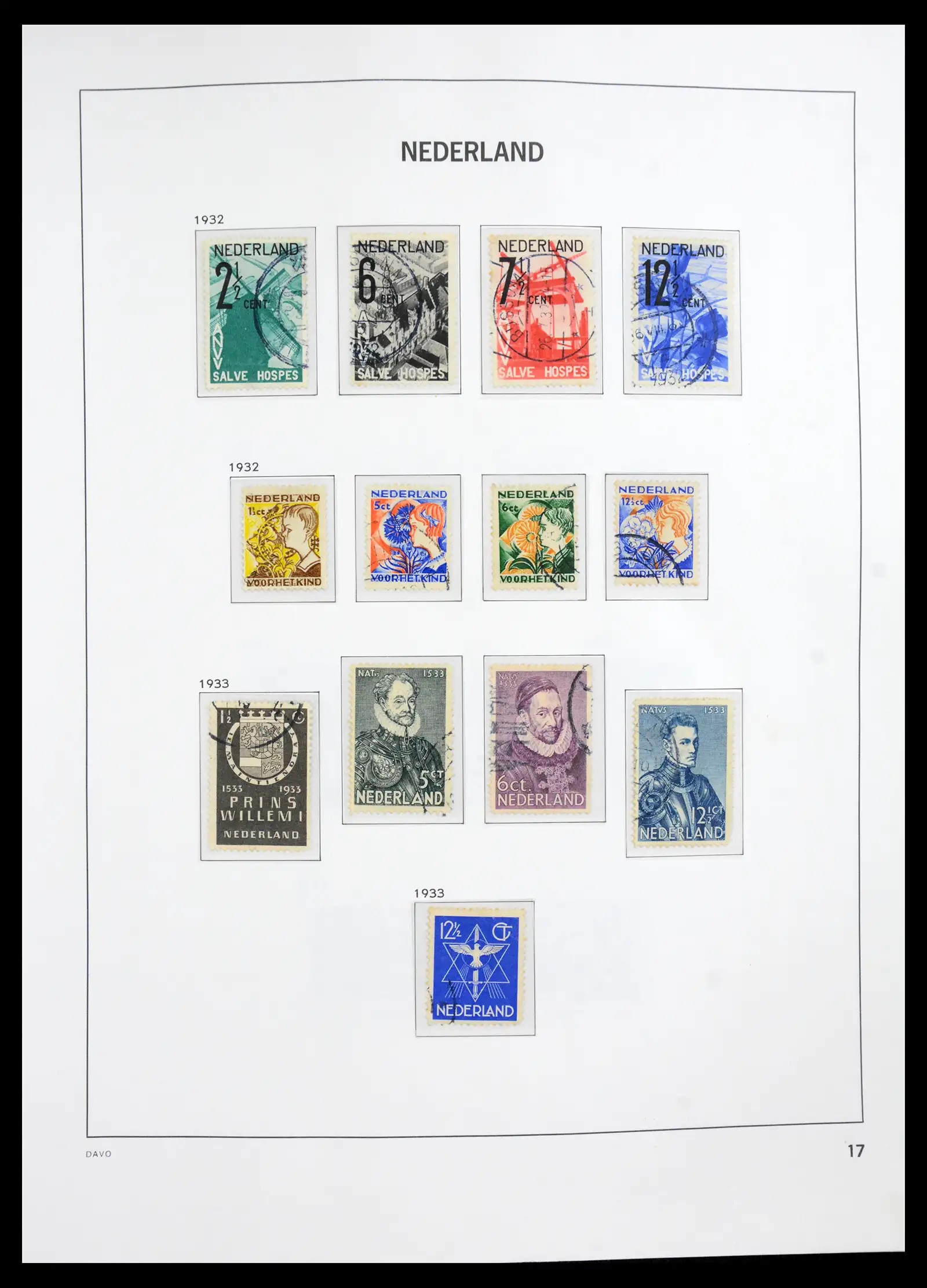 41191 0017 - Stamp collection 41191 Netherlands 1852-1984.