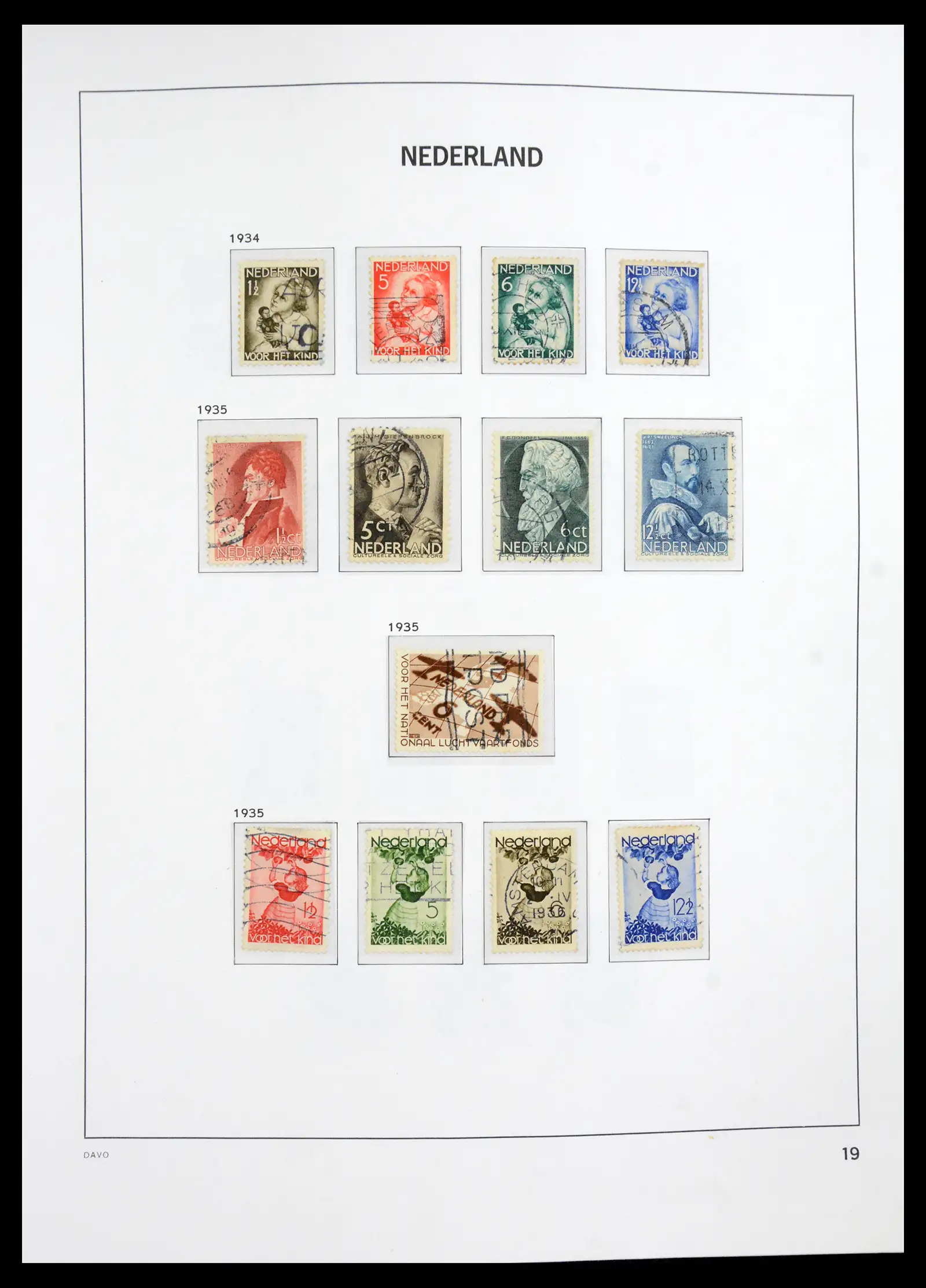 41191 0019 - Stamp collection 41191 Netherlands 1852-1984.
