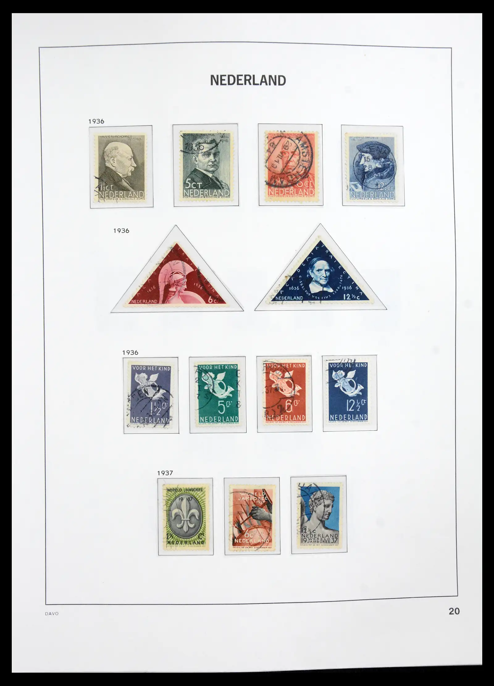 41191 0020 - Stamp collection 41191 Netherlands 1852-1984.