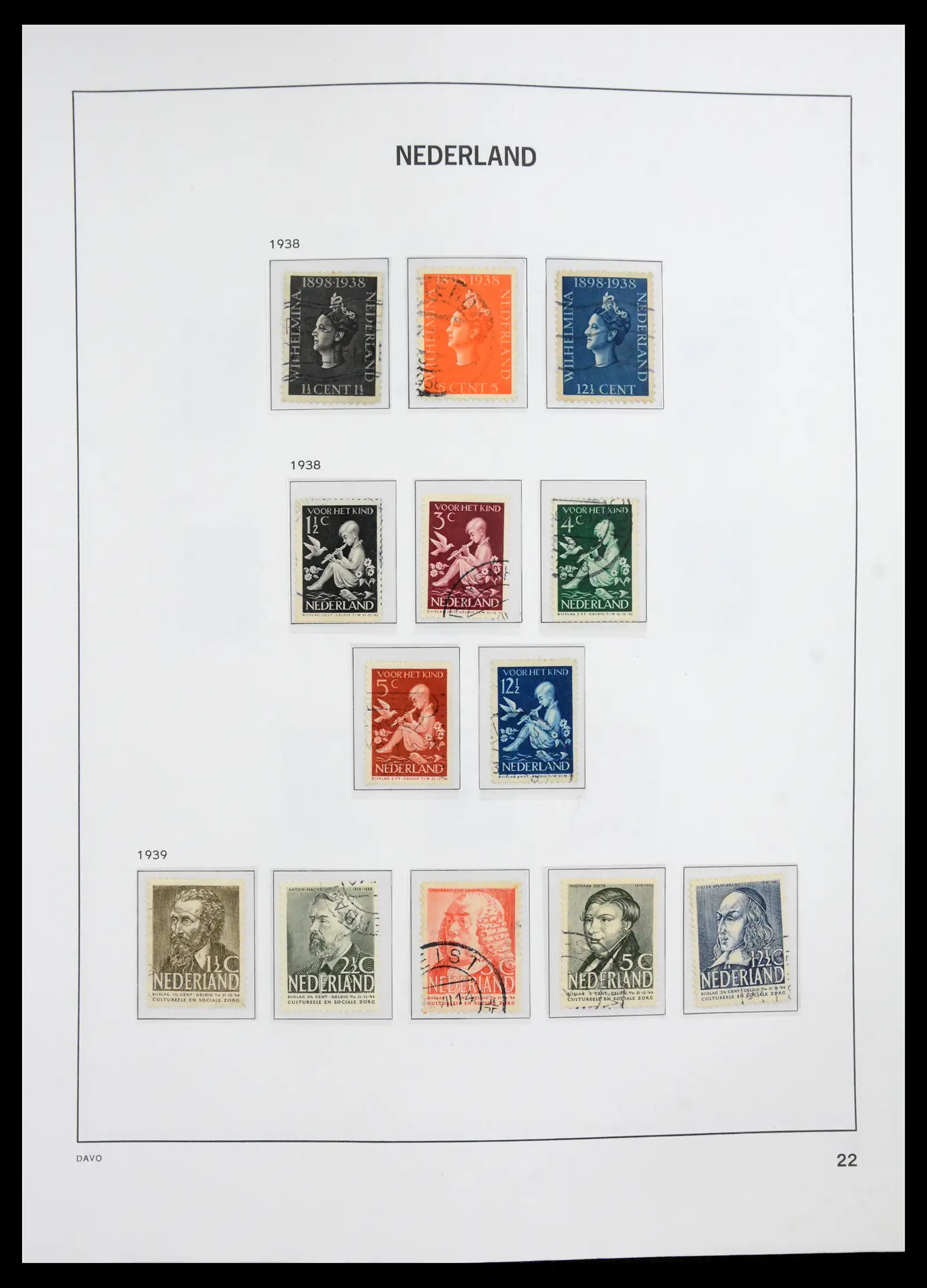 41191 0022 - Stamp collection 41191 Netherlands 1852-1984.