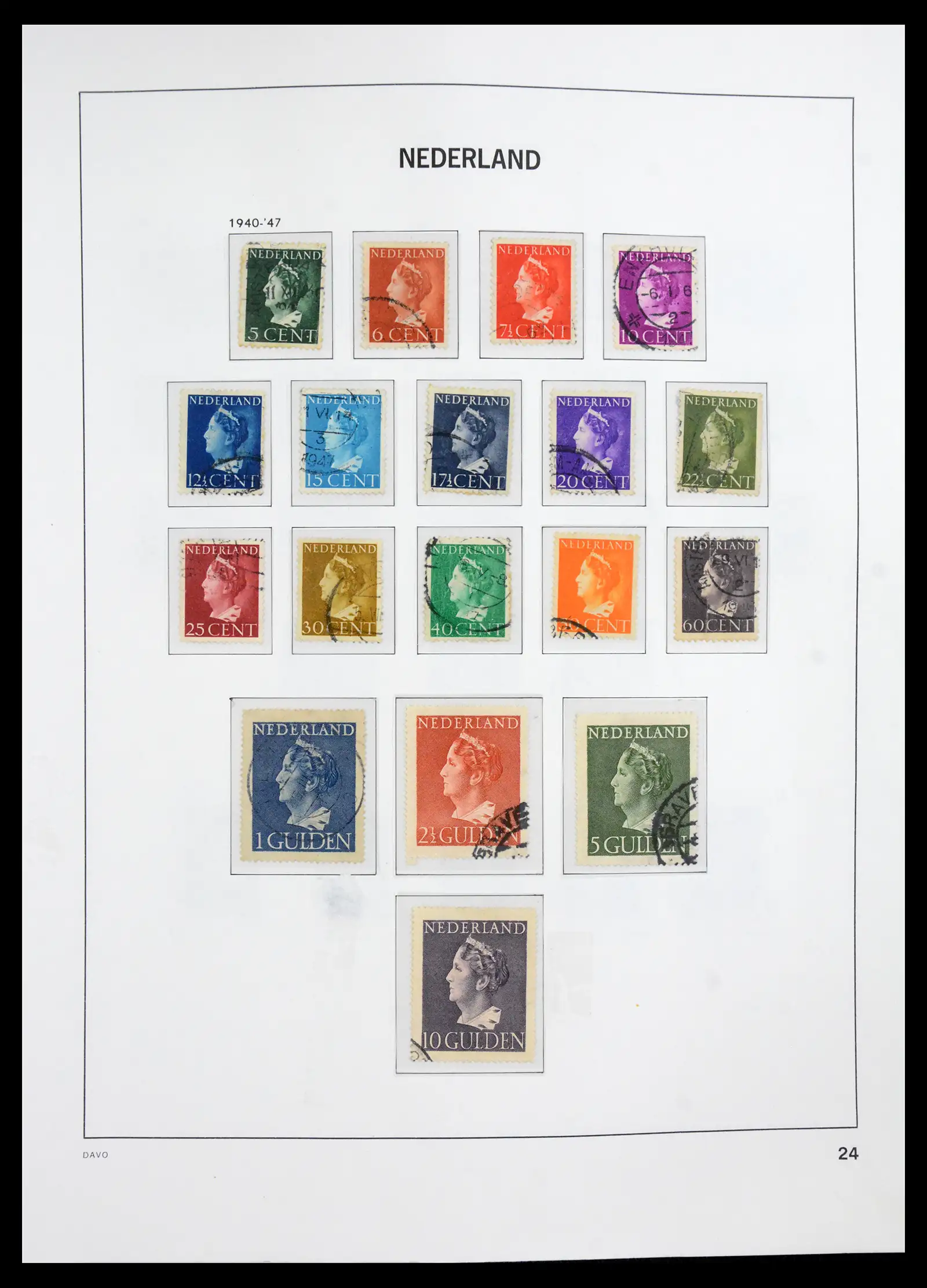 41191 0024 - Stamp collection 41191 Netherlands 1852-1984.