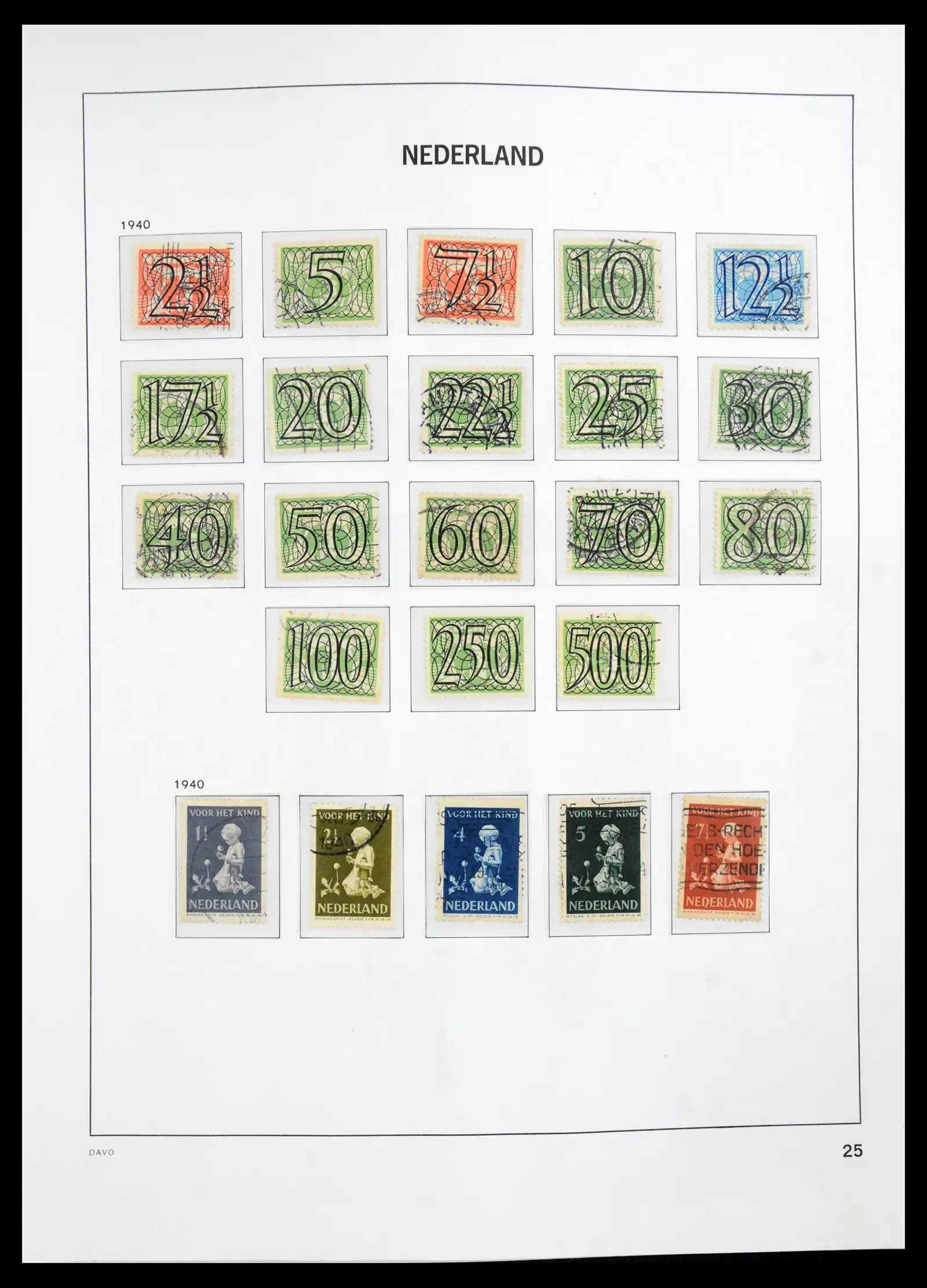 41191 0025 - Stamp collection 41191 Netherlands 1852-1984.