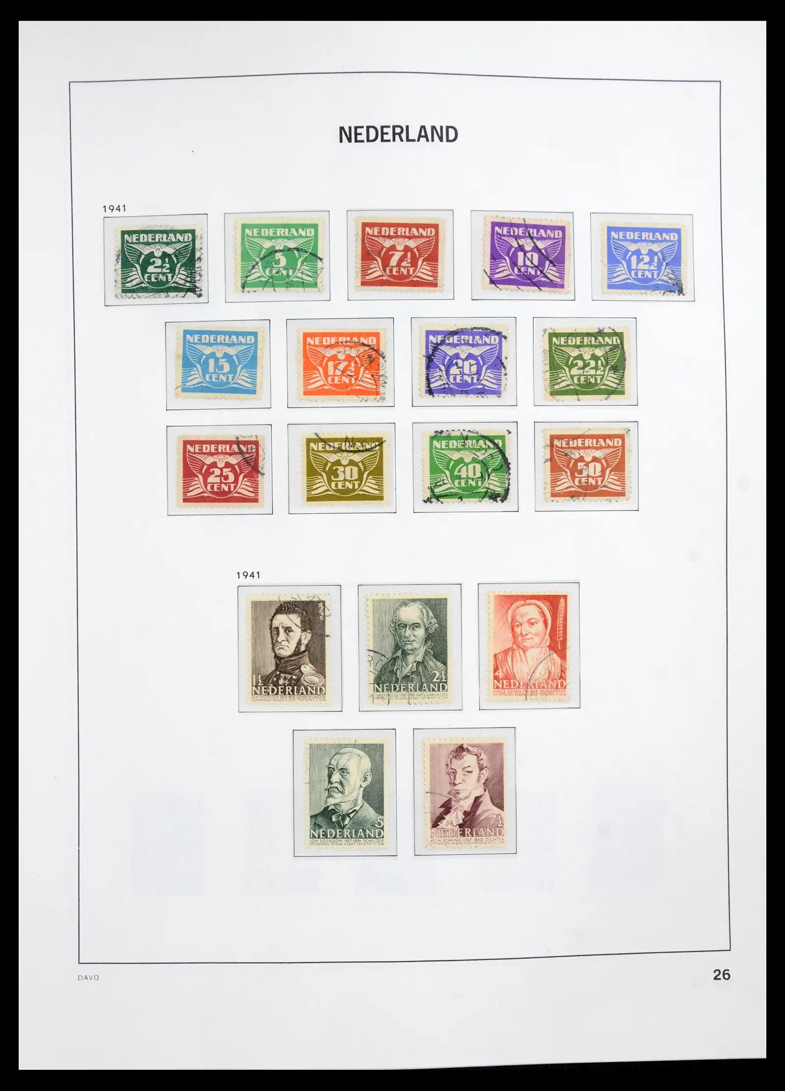 41191 0026 - Stamp collection 41191 Netherlands 1852-1984.
