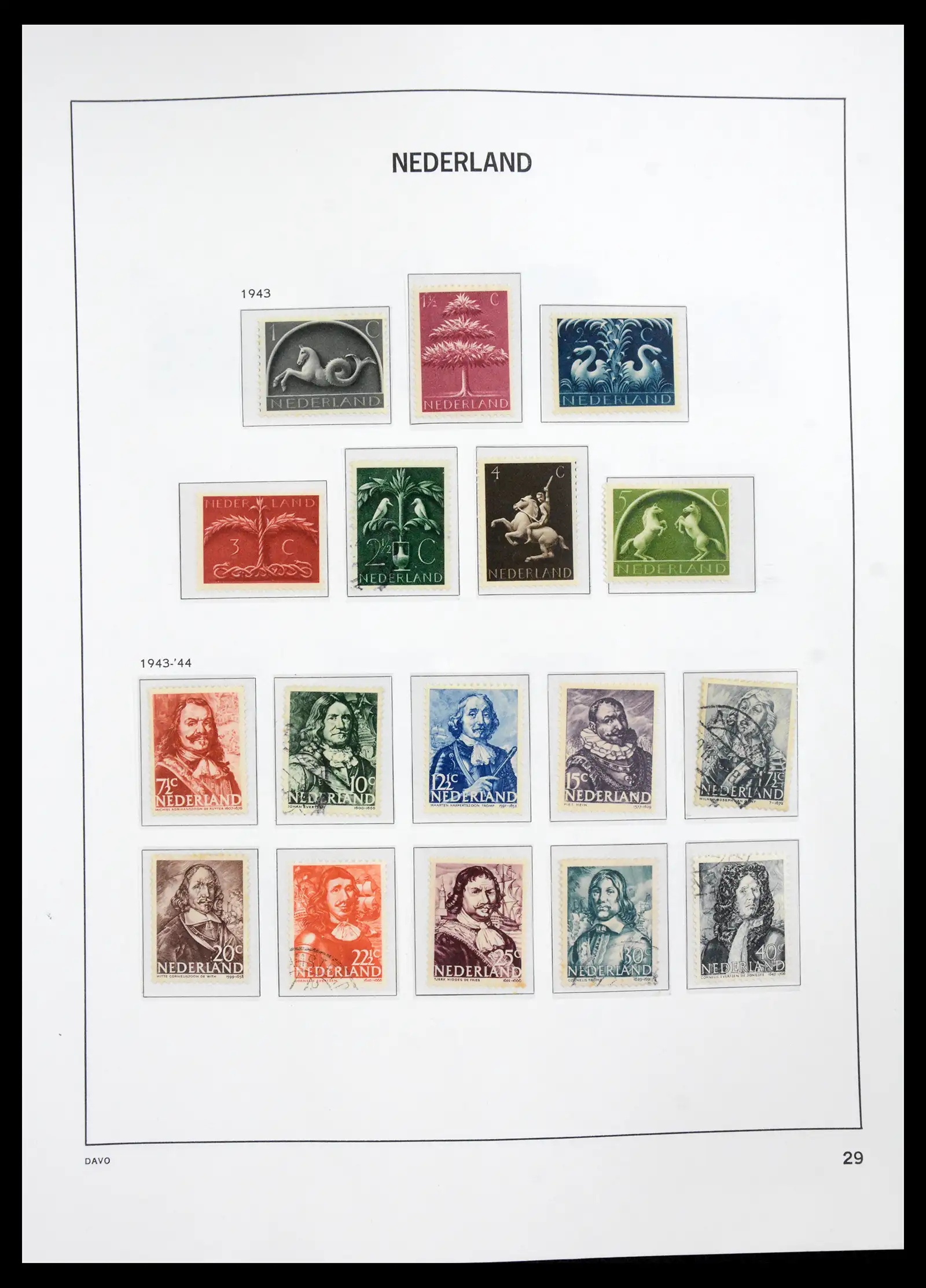 41191 0028 - Stamp collection 41191 Netherlands 1852-1984.