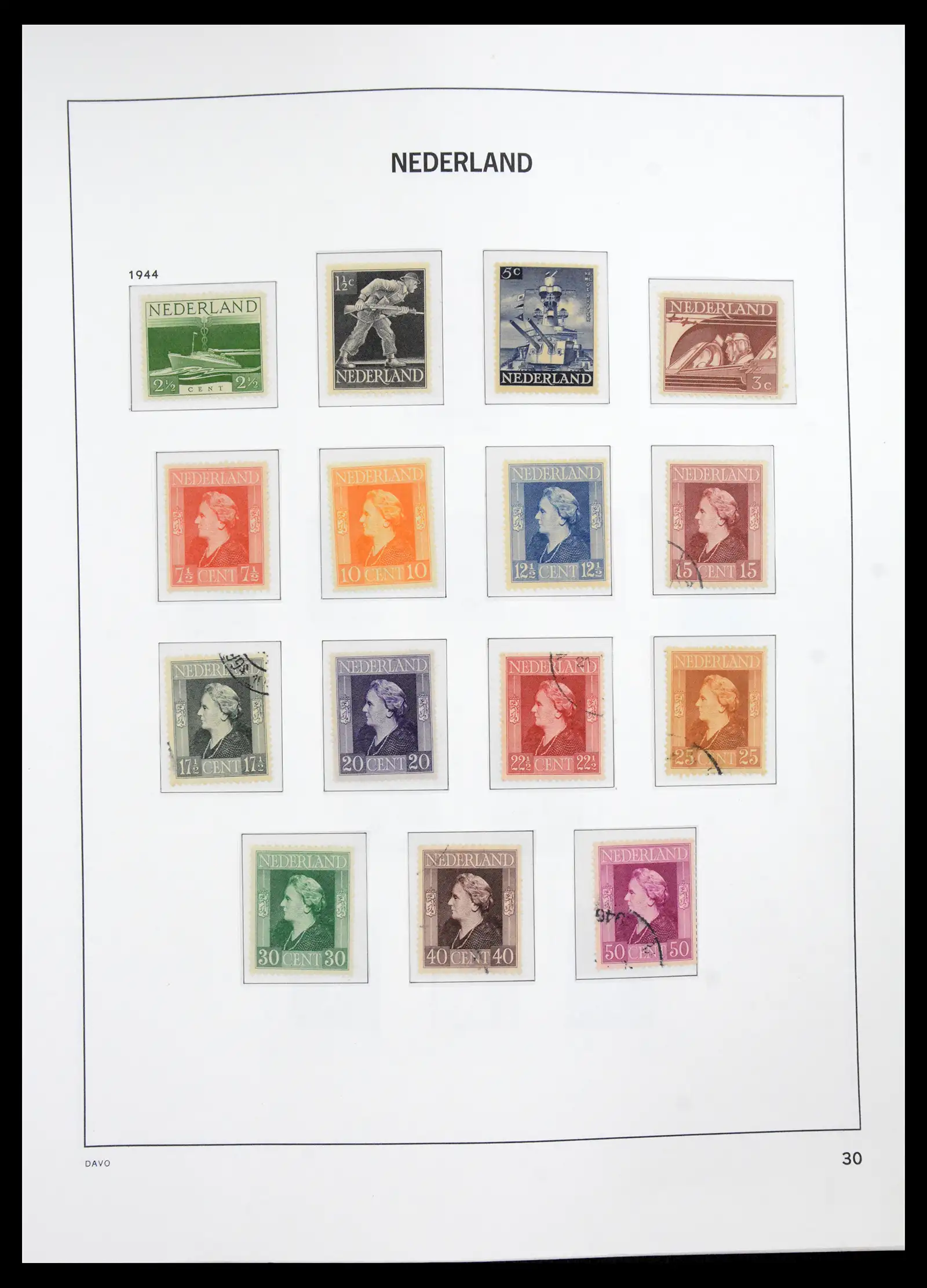 41191 0029 - Stamp collection 41191 Netherlands 1852-1984.