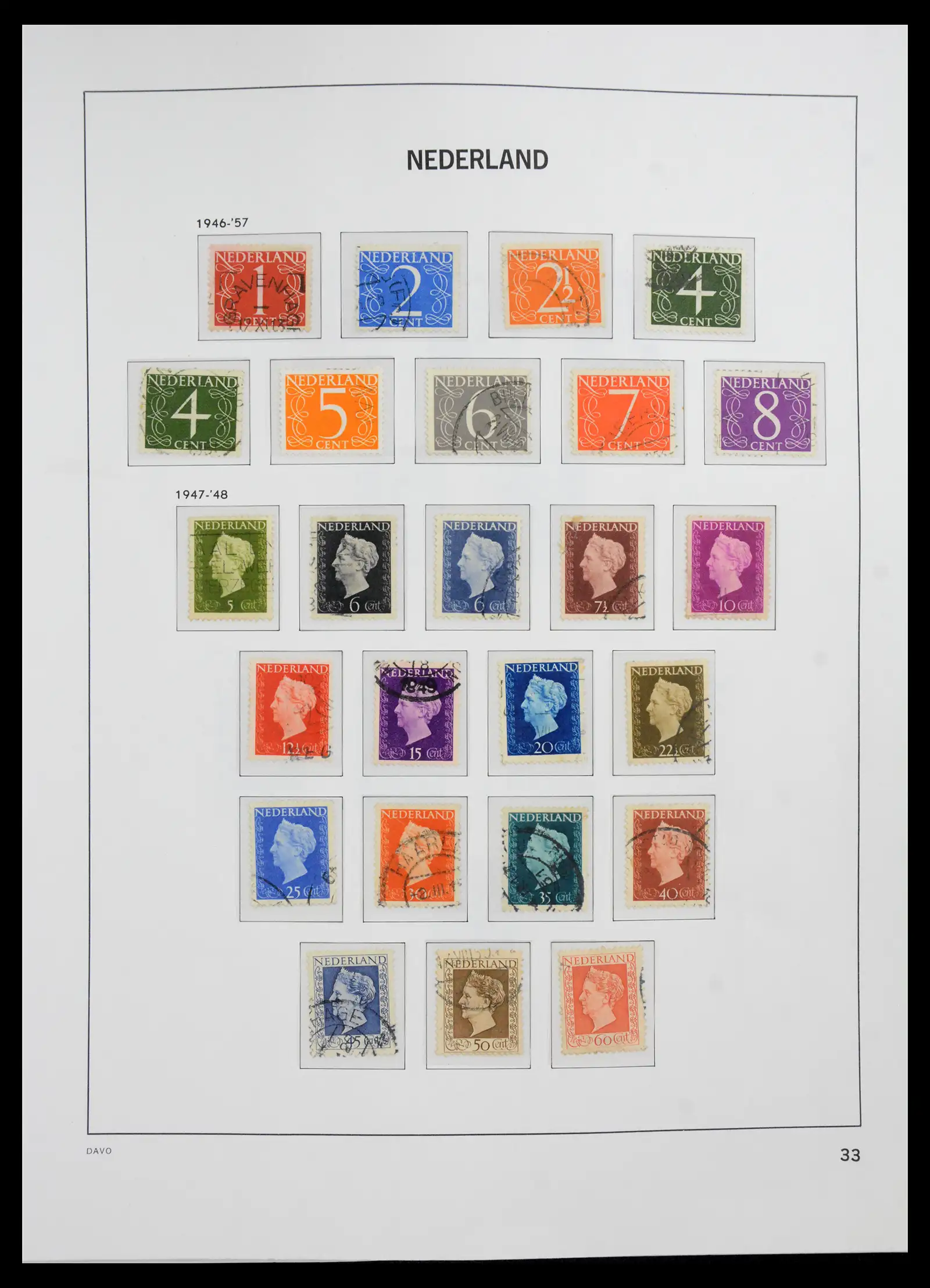 41191 0032 - Stamp collection 41191 Netherlands 1852-1984.