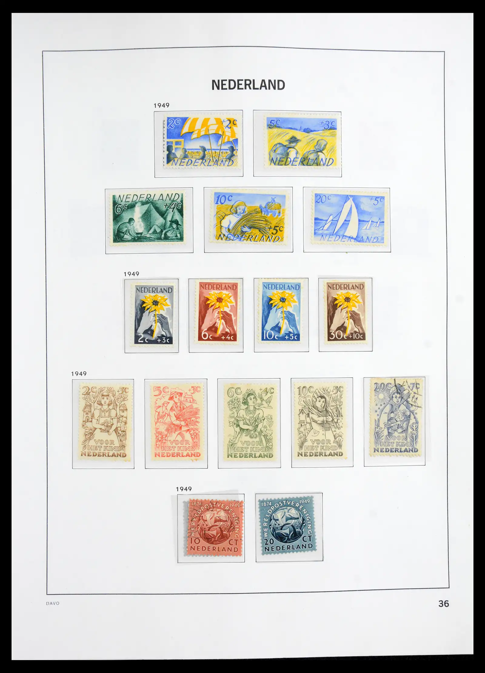 41191 0035 - Stamp collection 41191 Netherlands 1852-1984.