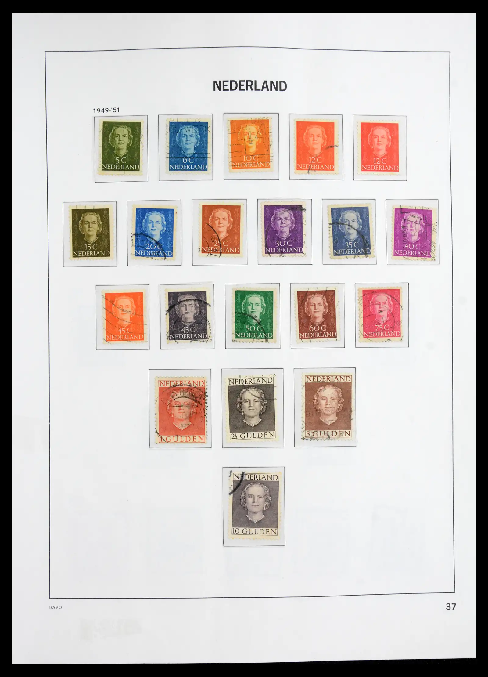 41191 0036 - Stamp collection 41191 Netherlands 1852-1984.