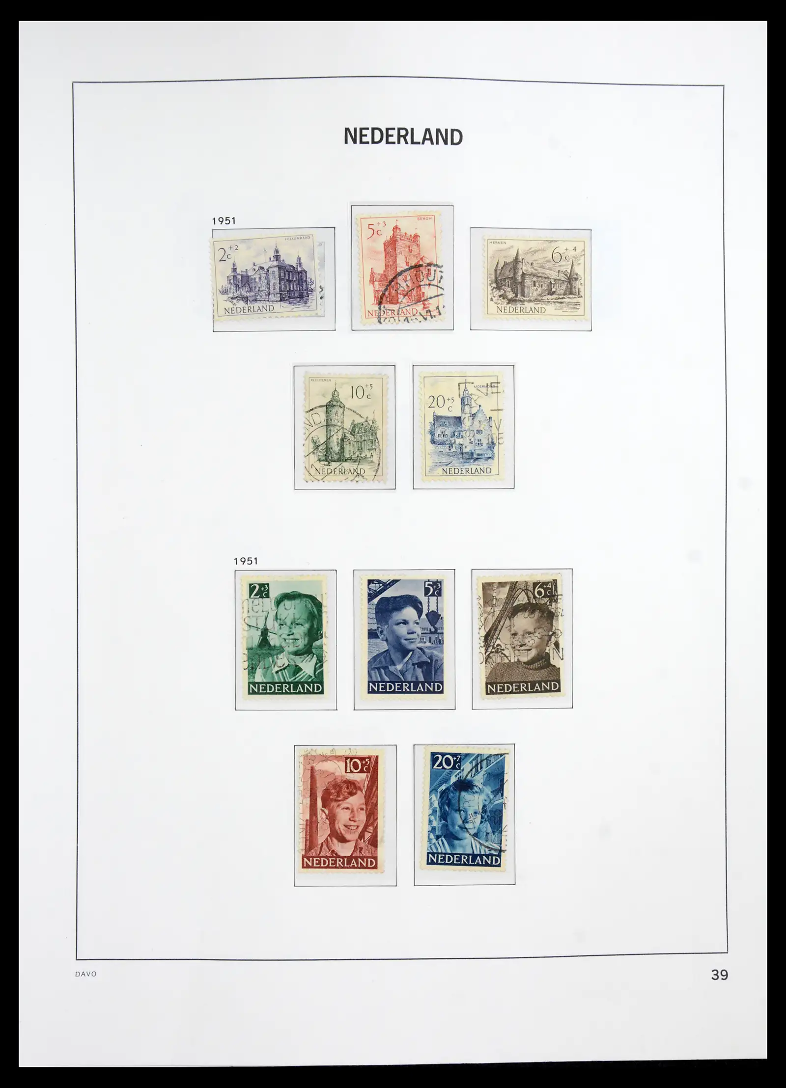 41191 0038 - Stamp collection 41191 Netherlands 1852-1984.