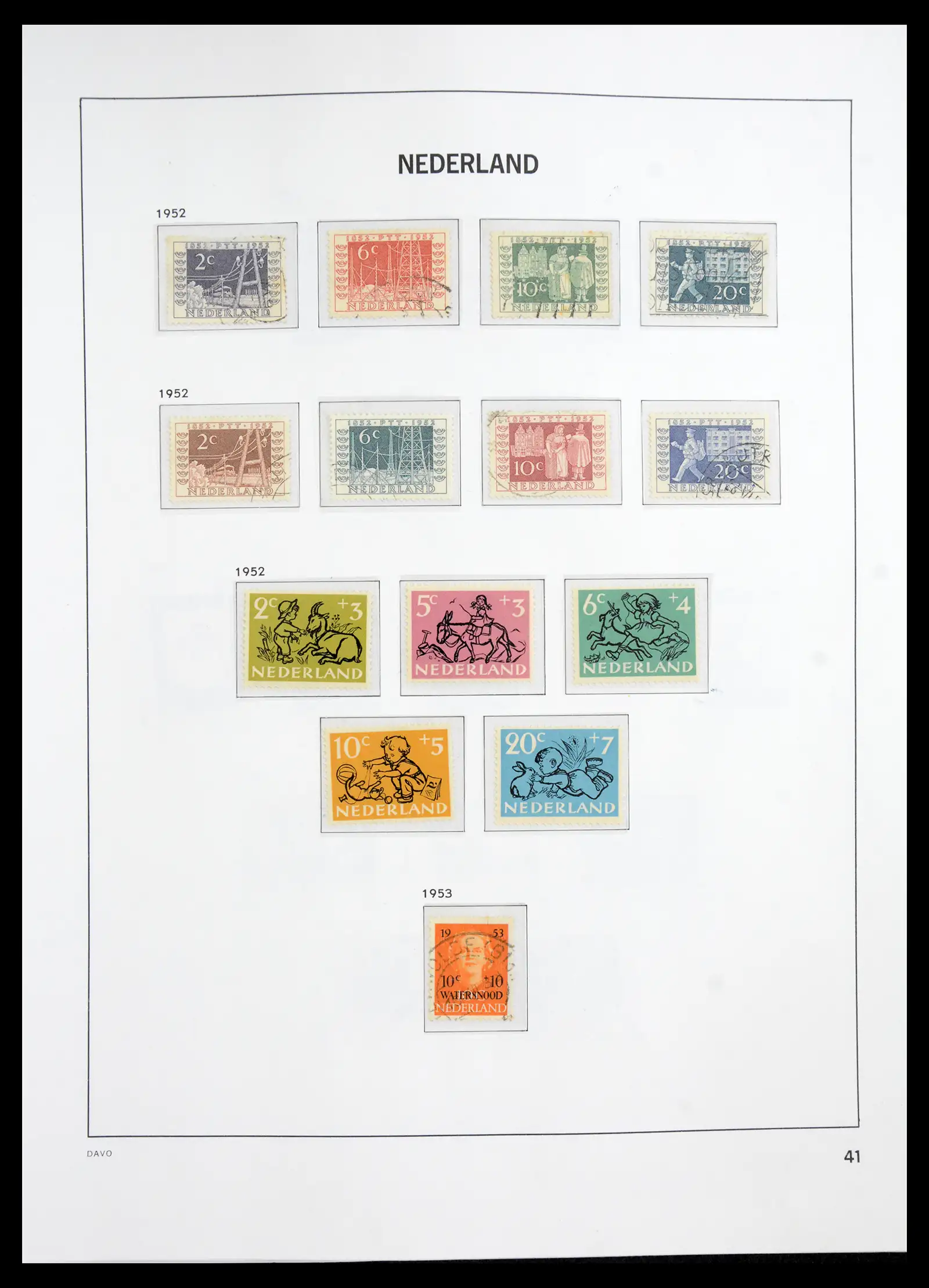 41191 0040 - Stamp collection 41191 Netherlands 1852-1984.