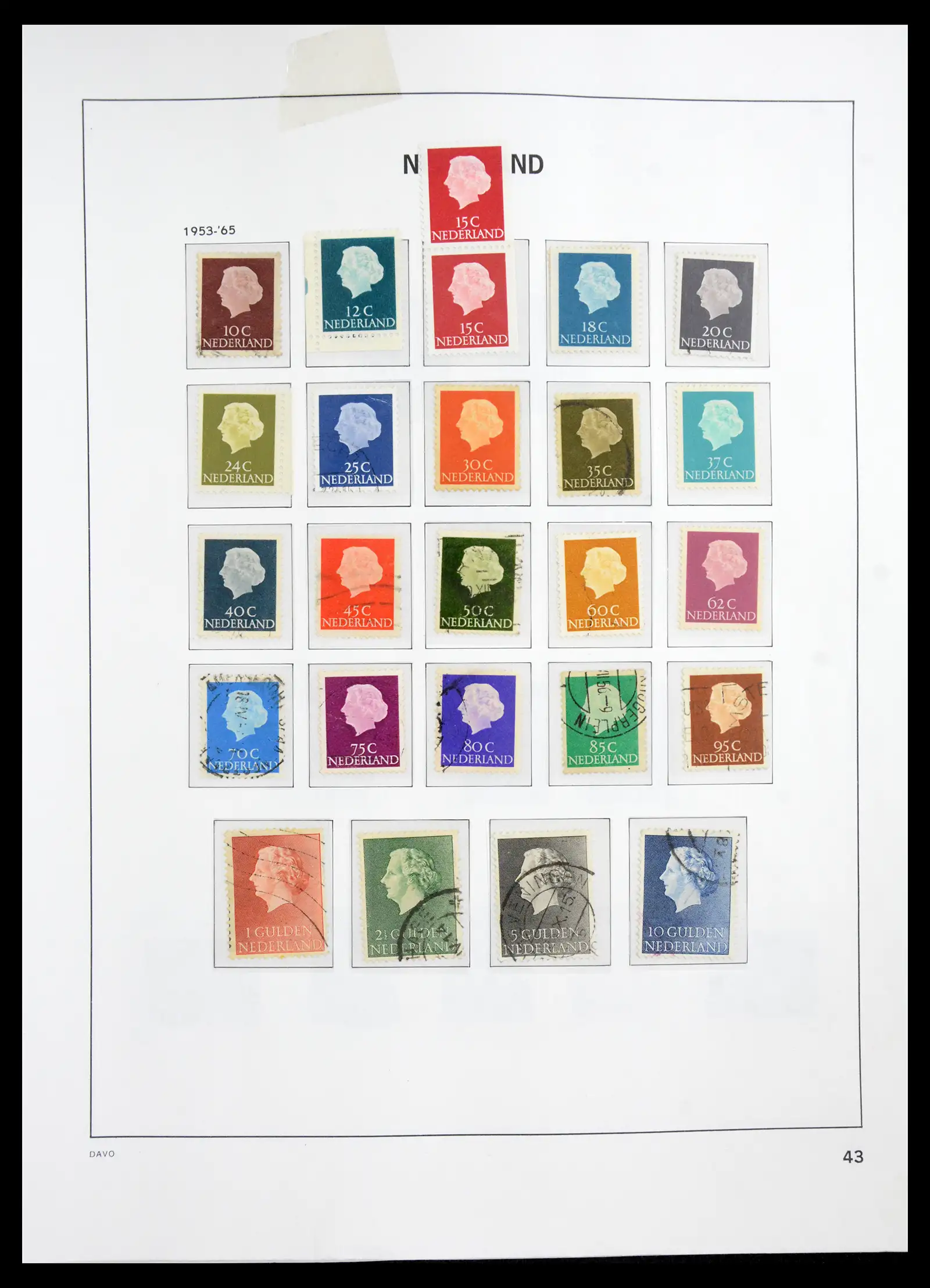 41191 0042 - Stamp collection 41191 Netherlands 1852-1984.