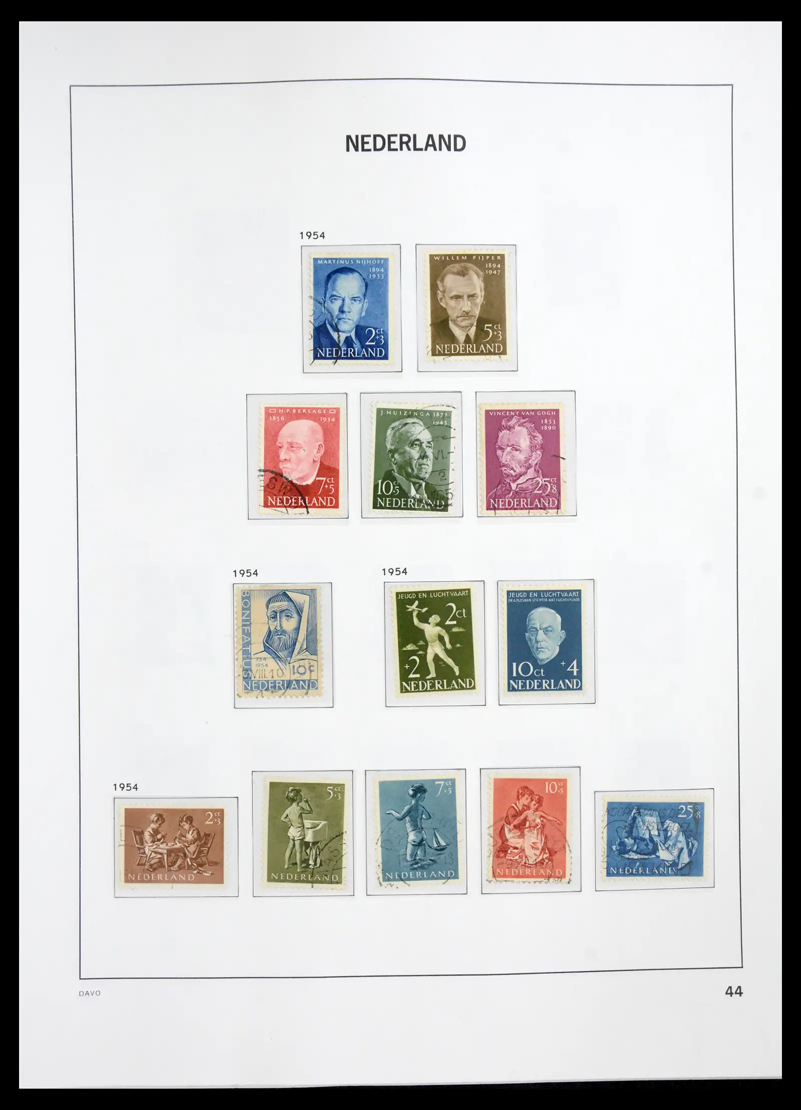 41191 0043 - Stamp collection 41191 Netherlands 1852-1984.