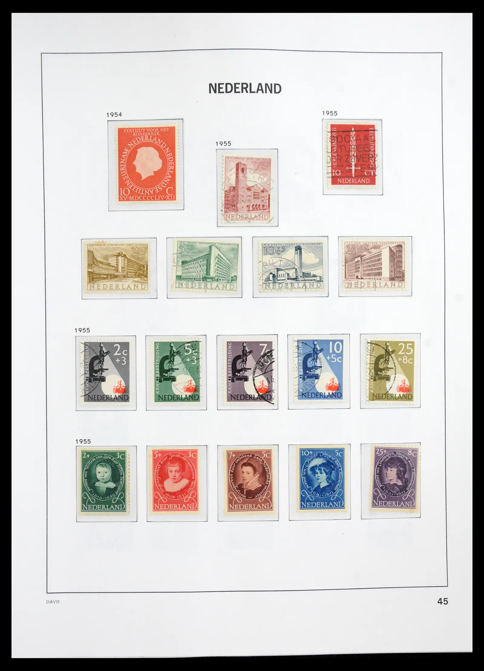 41191 0044 - Stamp collection 41191 Netherlands 1852-1984.