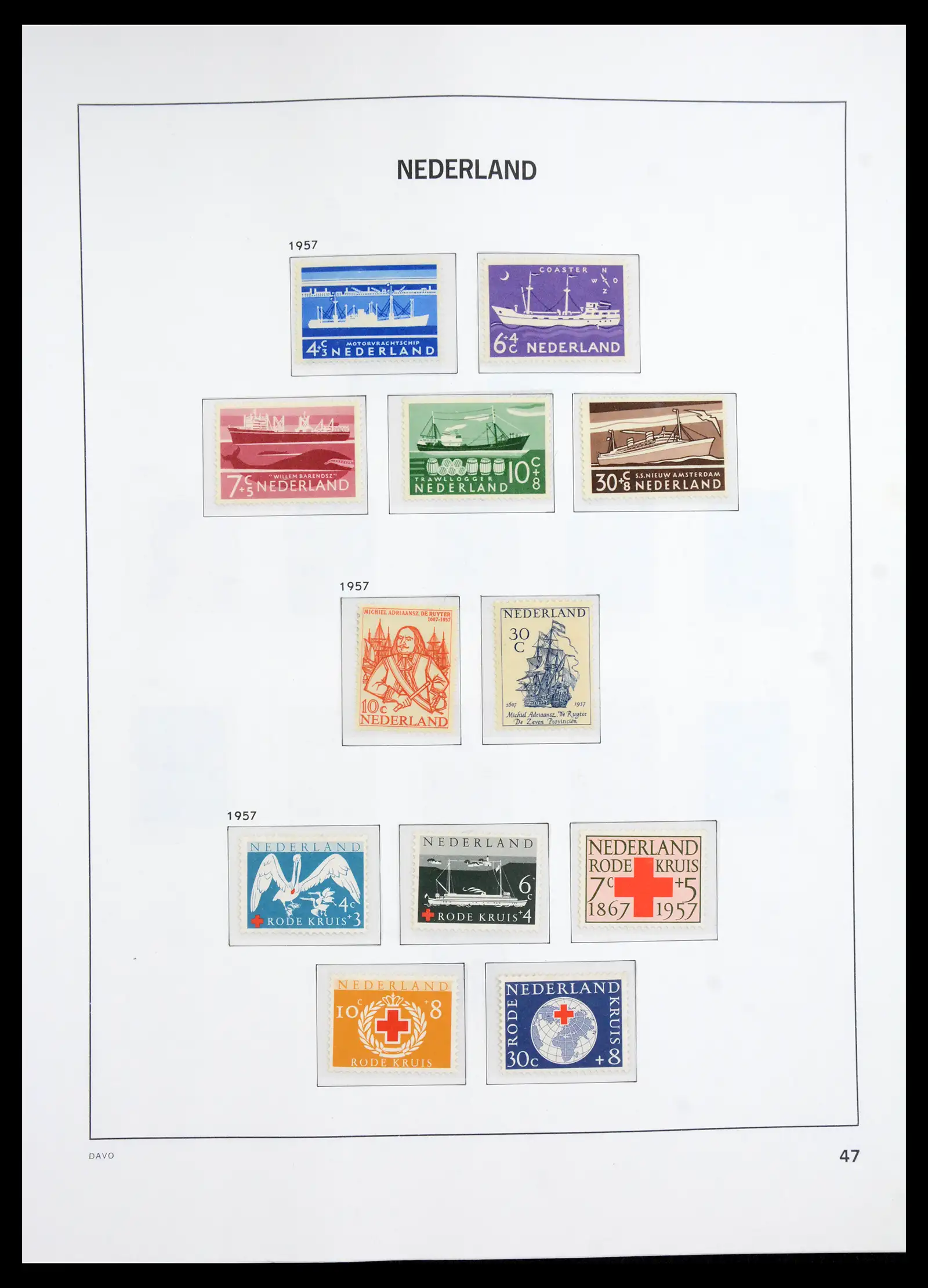 41191 0046 - Stamp collection 41191 Netherlands 1852-1984.
