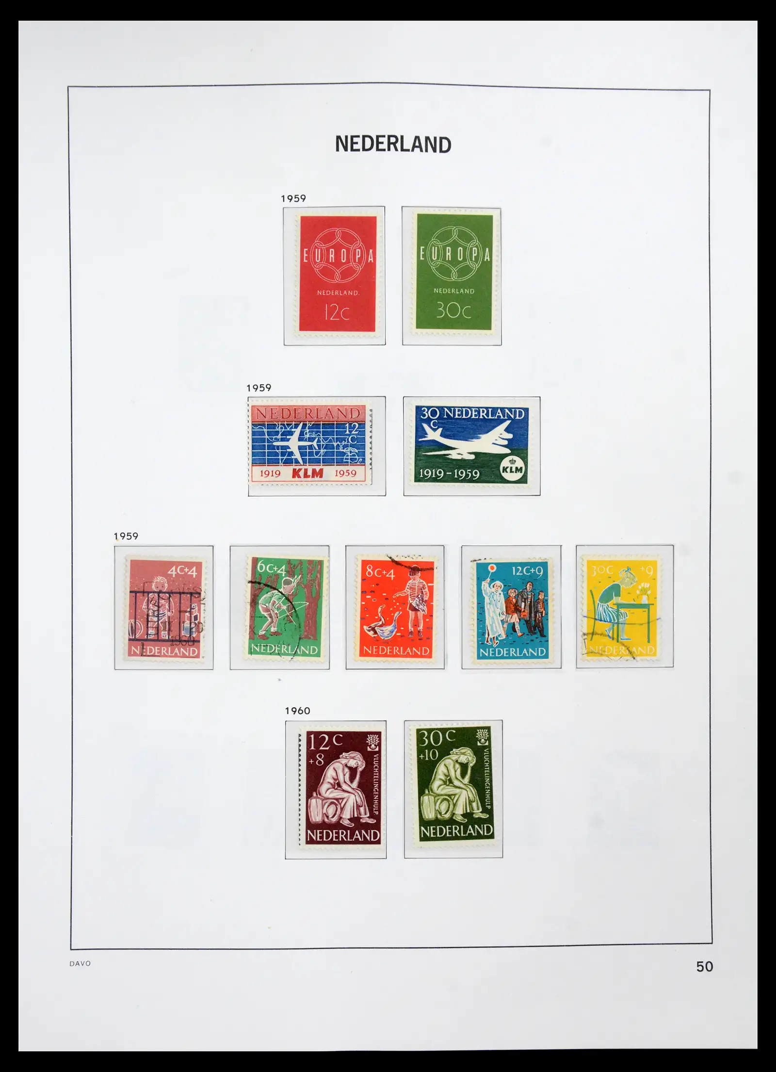 41191 0049 - Stamp collection 41191 Netherlands 1852-1984.