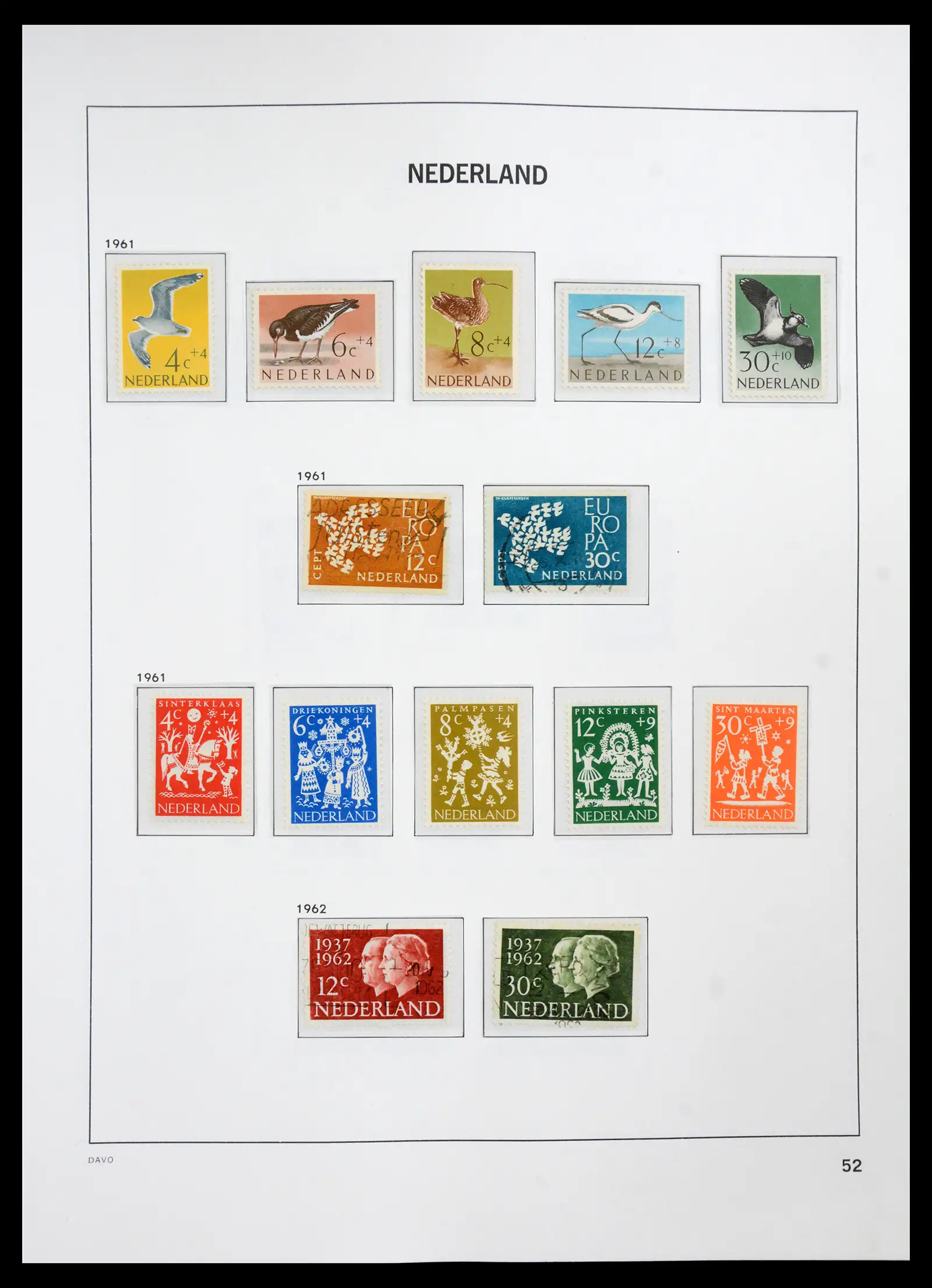 41191 0051 - Stamp collection 41191 Netherlands 1852-1984.